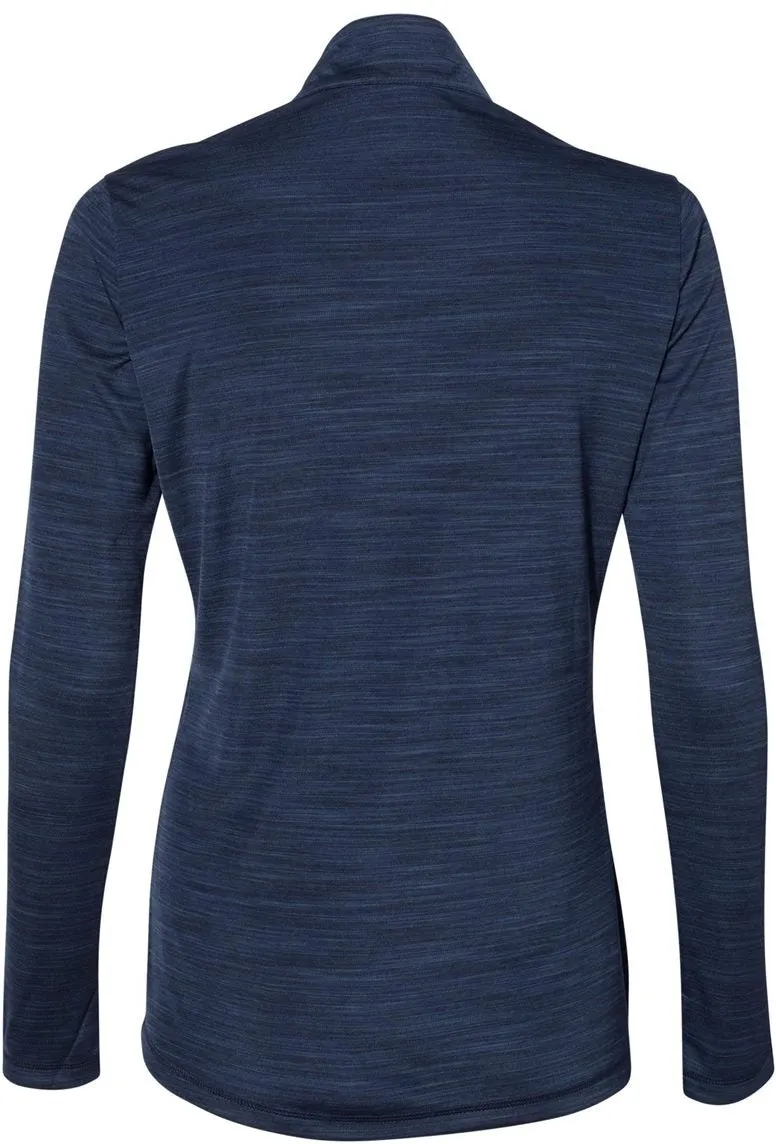 Adidas Ladies Lightweight Mélange QuarterZip Pullover