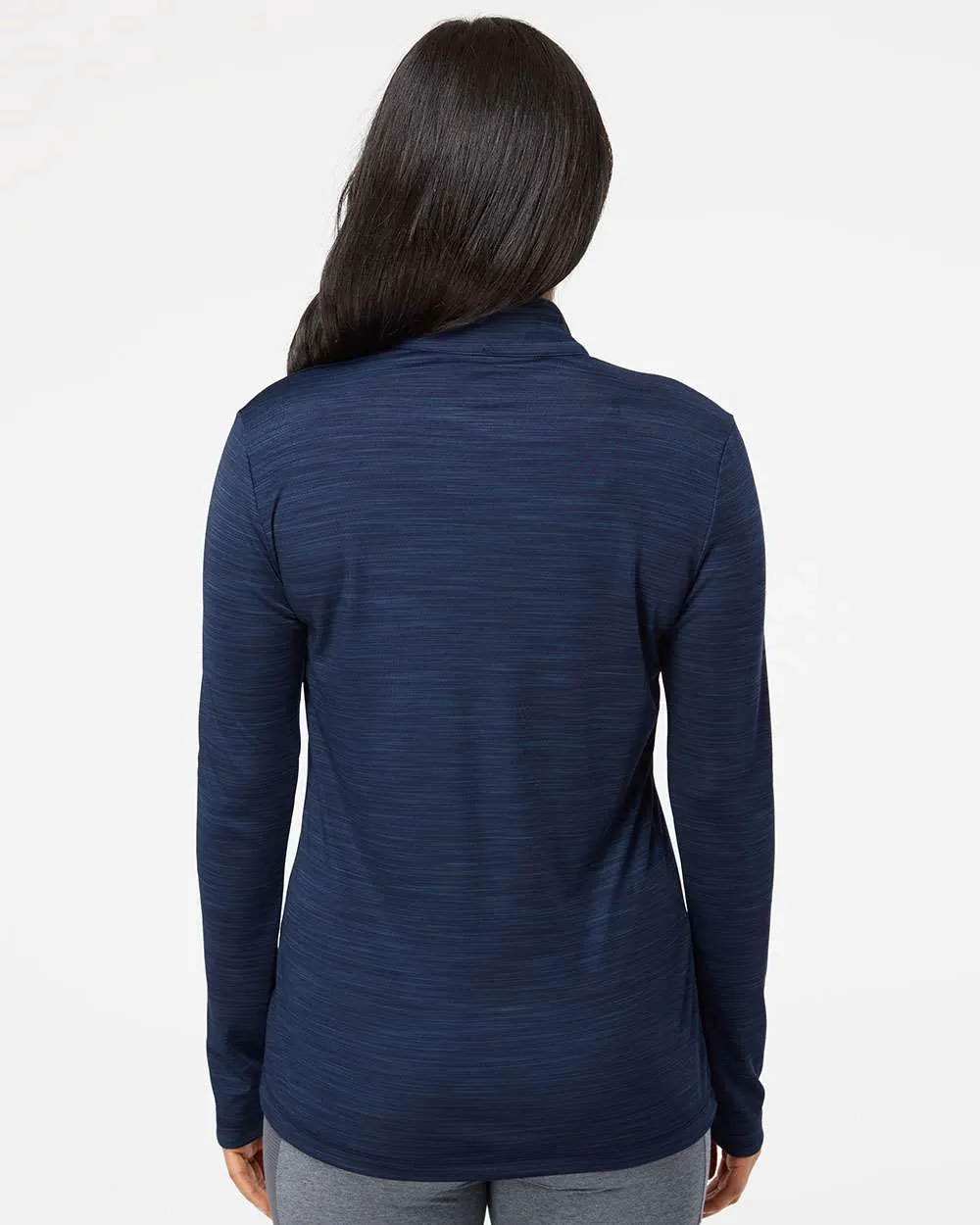 Adidas Ladies Lightweight Mélange QuarterZip Pullover