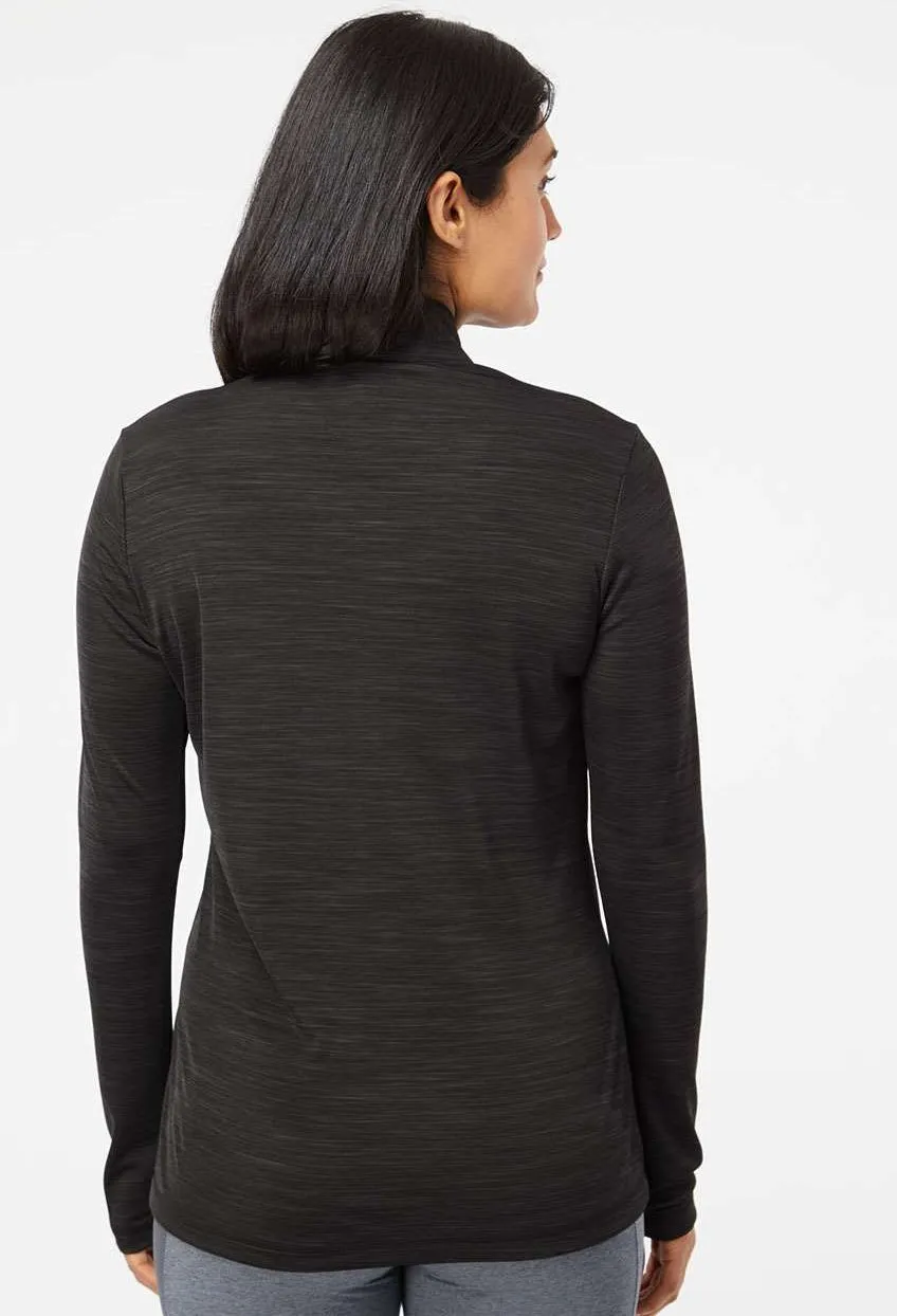 Adidas Ladies Lightweight Mélange QuarterZip Pullover