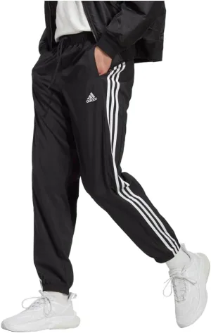adidas Men's Aeroready Essentials Woven 3-Stripes Tapered Pants
