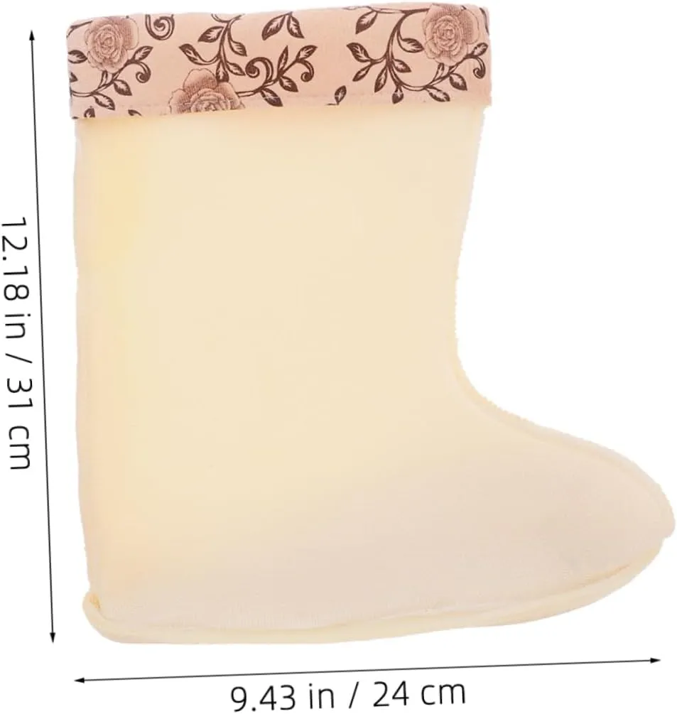 Angoily Rain Boots Liners Women's Waterproof Boot Covers Insulated Liners for Cold Weather