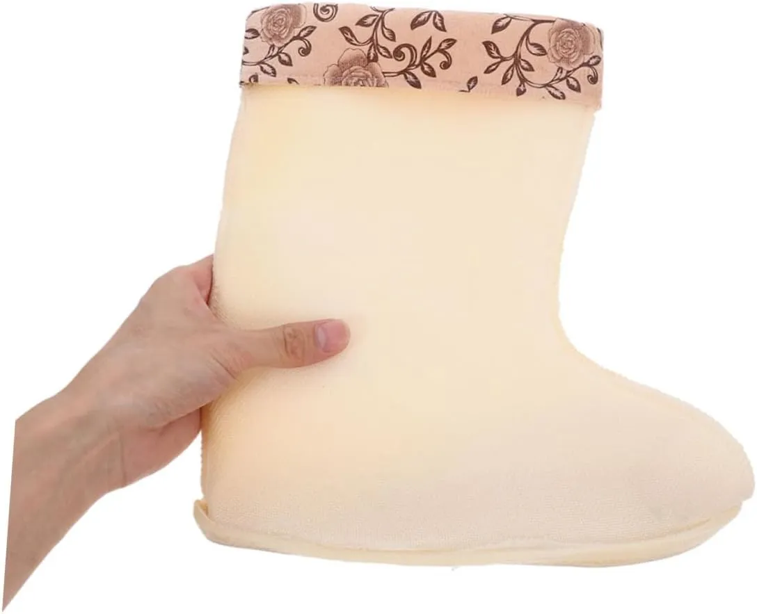 Angoily Rain Boots Liners Women's Waterproof Boot Covers Insulated Liners for Cold Weather