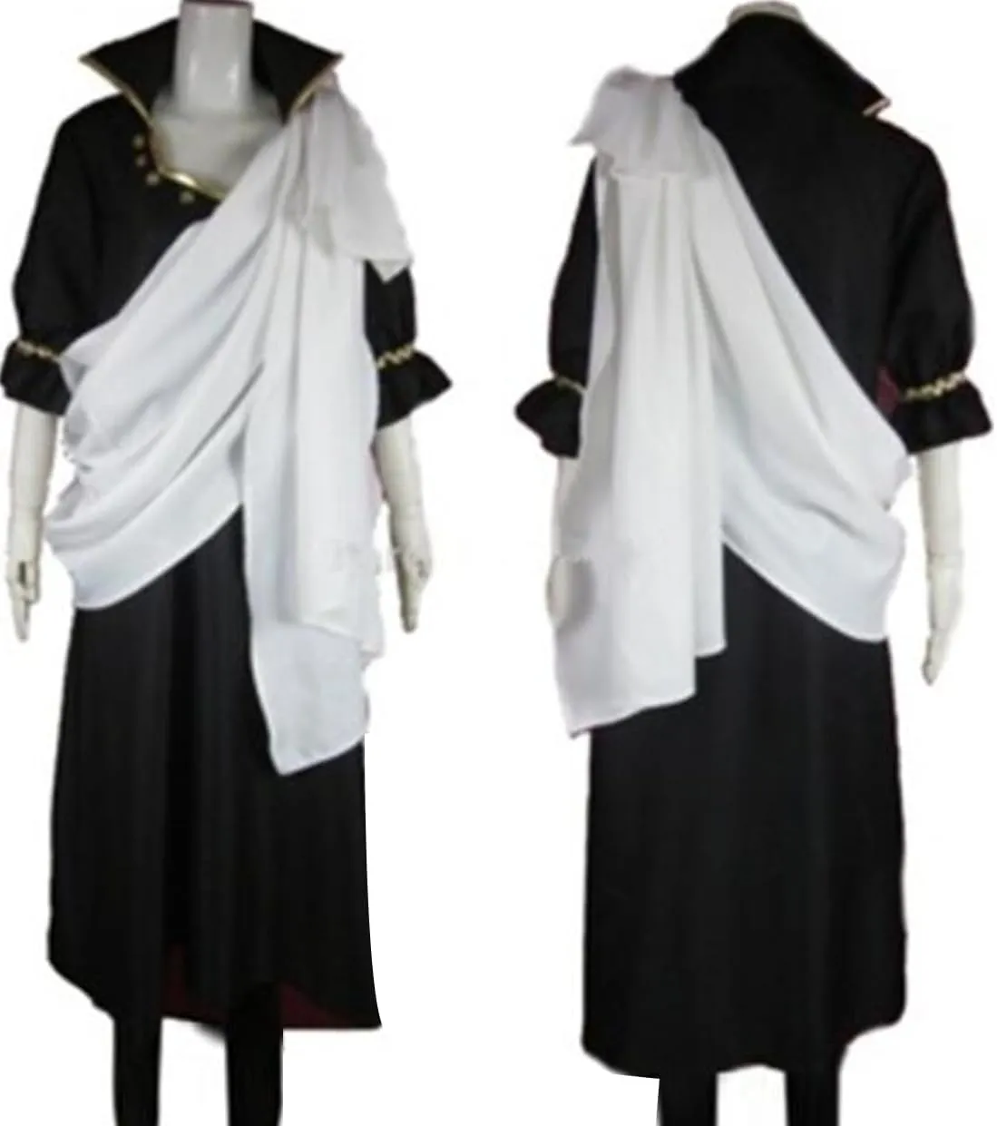Anime Cosplay Zeref Costume Zeref Cloak Coat Pants Mens Whole Set Uniform Halloween