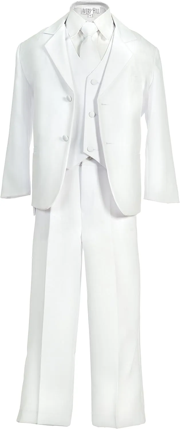 Avery Hill Boys Formal 5 Piece Suit with Shirt and Vest