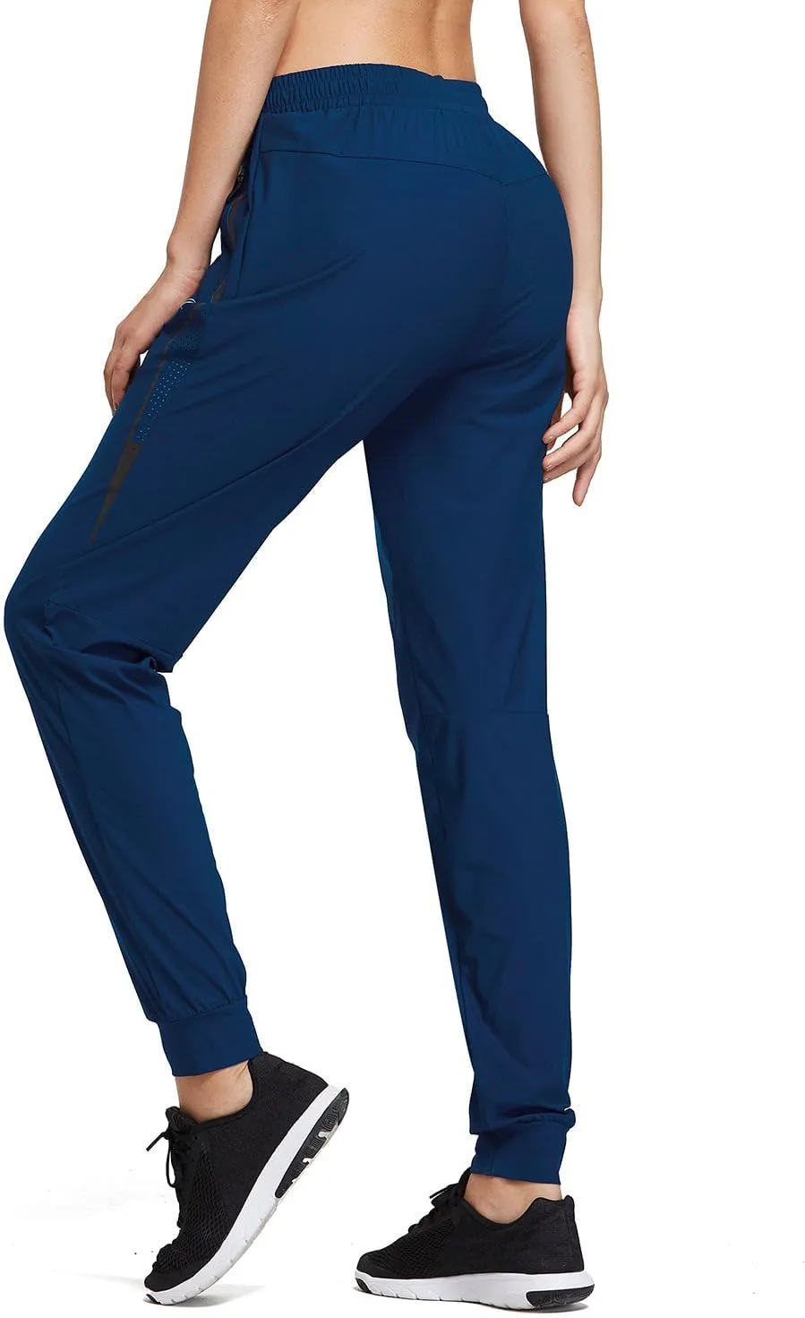 baleaf Women's Joggers Running Hiking Pants Lightweight Quick Dry Athletic Travel Workout with Zipper Pockets