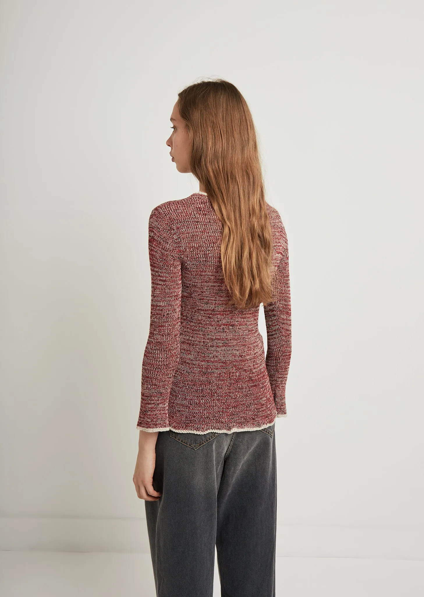 Barett Ribbed Linen Sweater