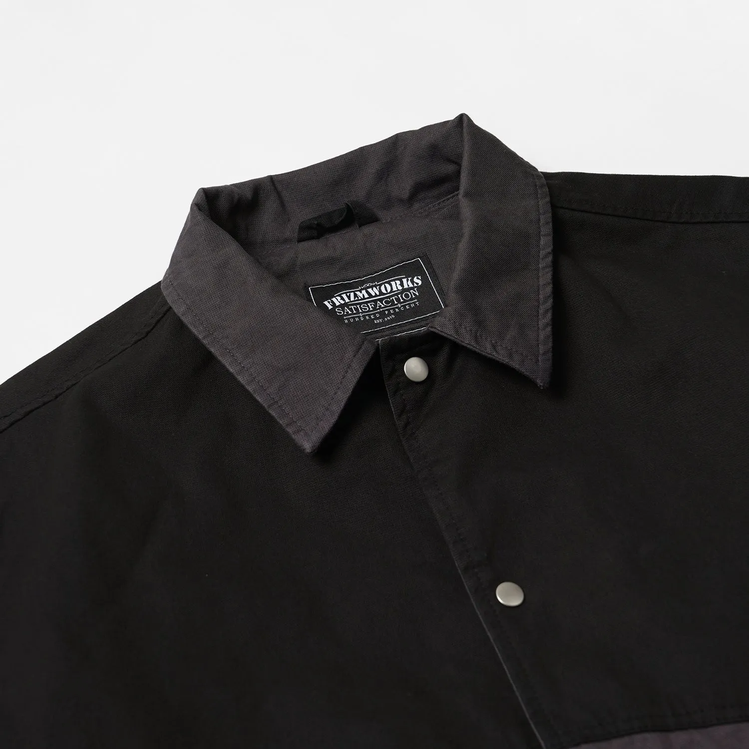 BARSTOW WESTERN COACH JACKET - CHARCOAL