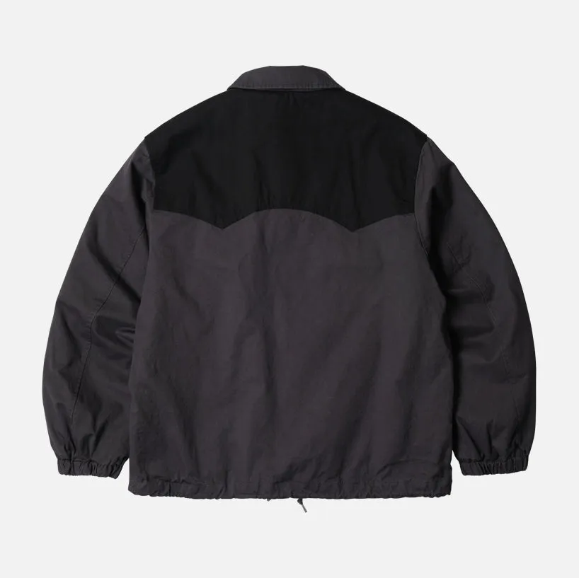 BARSTOW WESTERN COACH JACKET - CHARCOAL