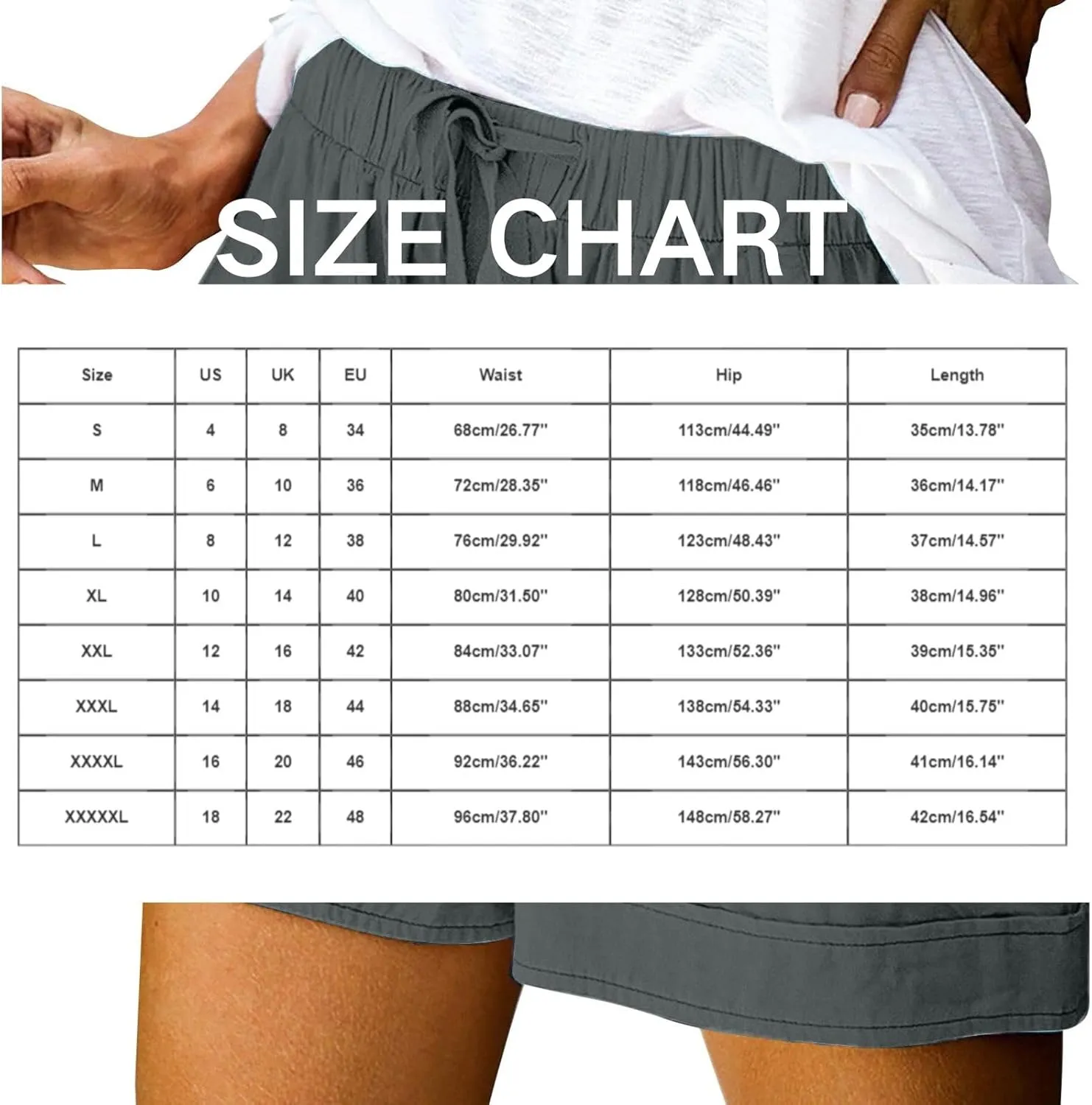Bermuda Shorts for Women Casual Drawstring Elastic Waist Plus Size Lightweight Pants with Pockets Beach Vacation 2025