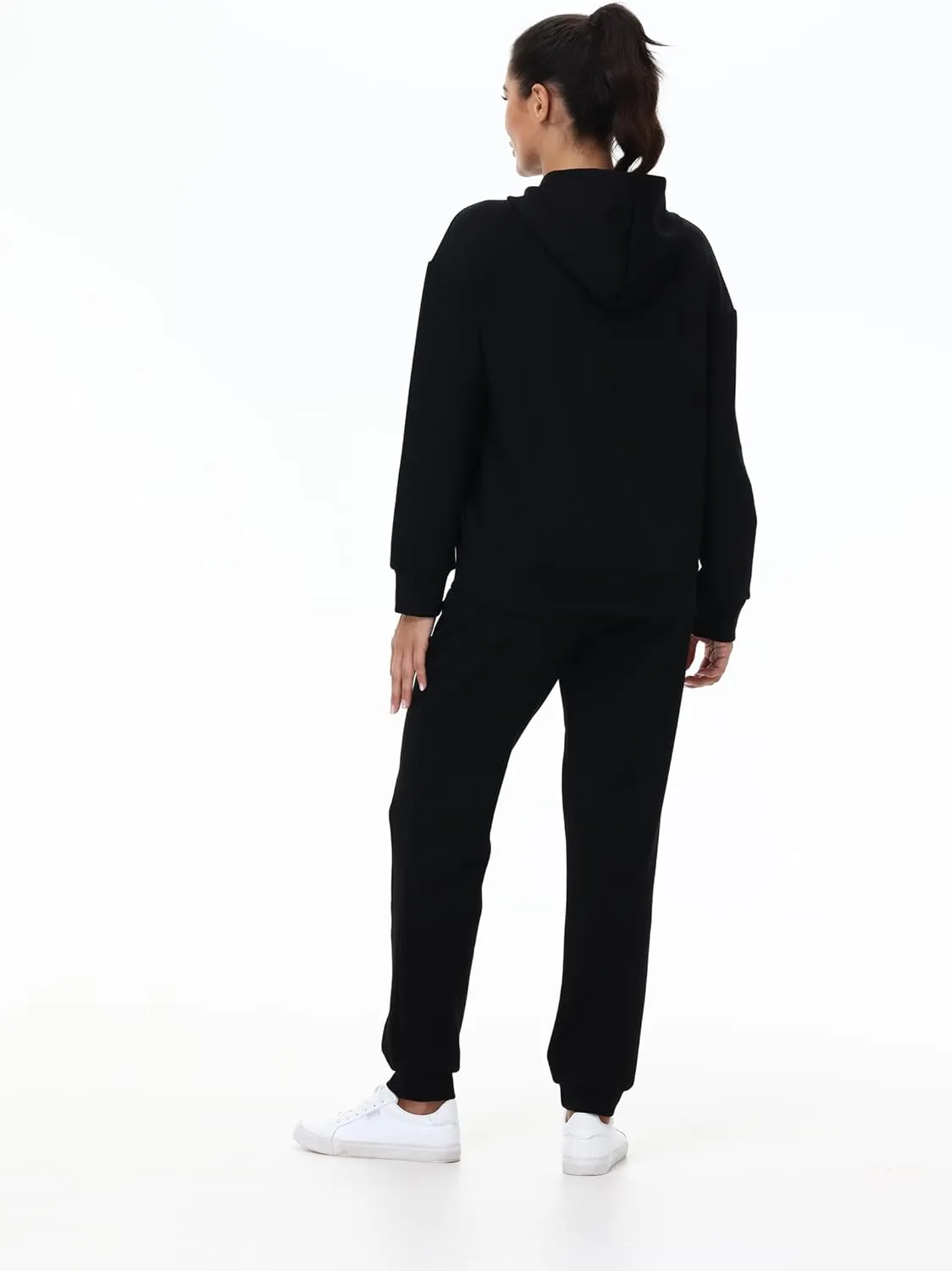 Blaosn Workout 2 Piece Sweatsuits Sets for Women Oversized Hoodie Sweatshirts Jogger Pants Matching Outfits Lounge Clothes