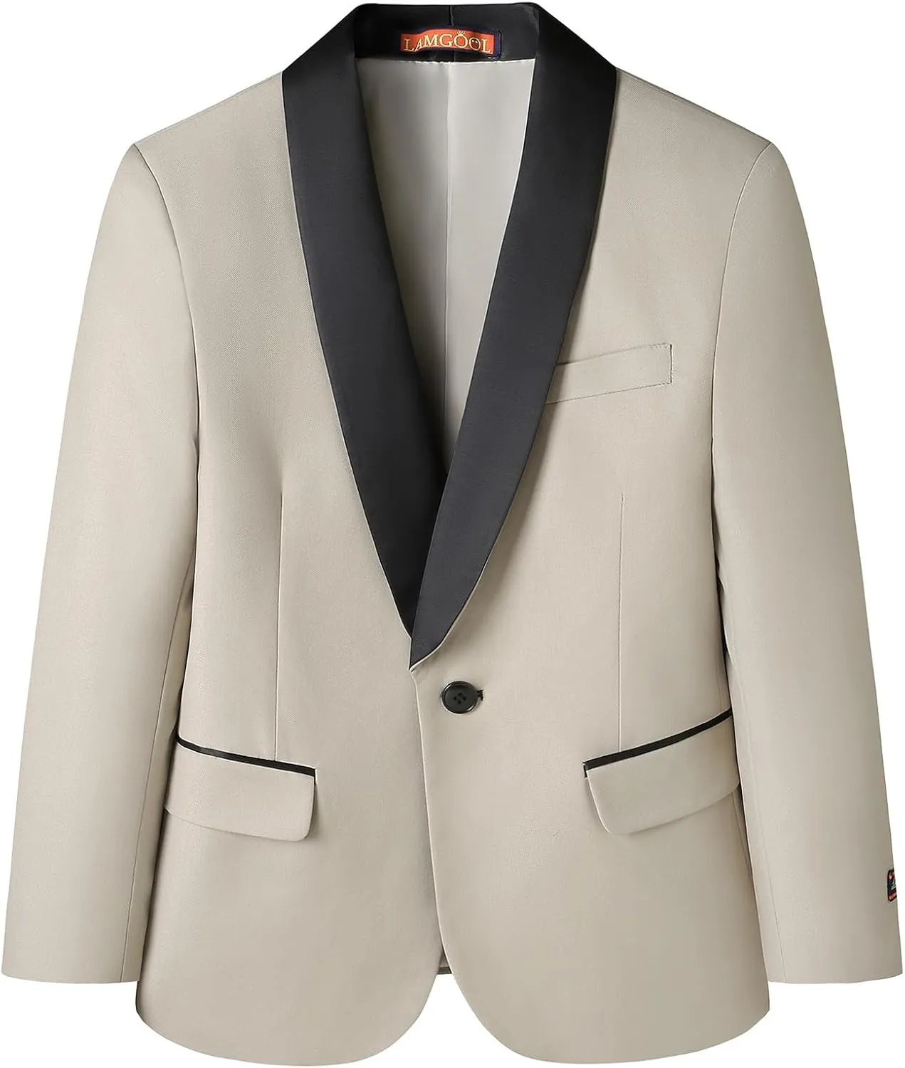 Boy Suits 3 Piece Slim Fit Formal Suit Set with Tuxedo Jacket Vest Pants for Kids Wedding Ring Bearer Party