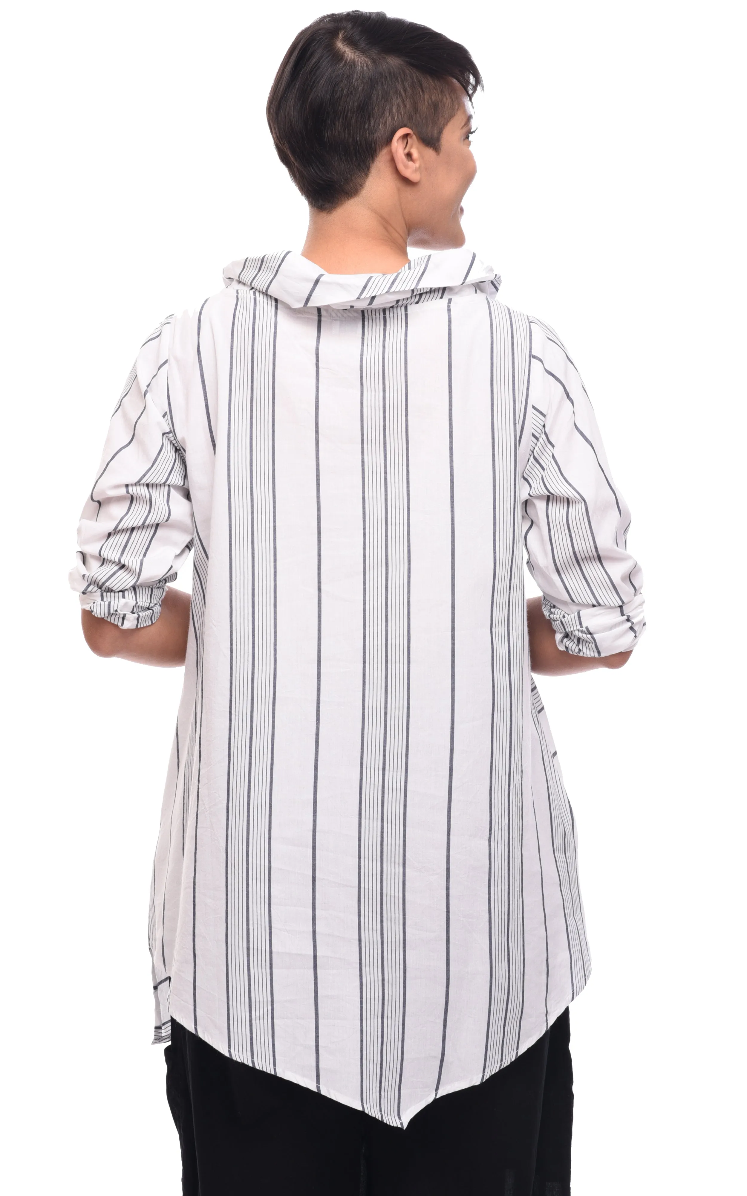 Calla Womens Tunic in Fairbanks Stripe