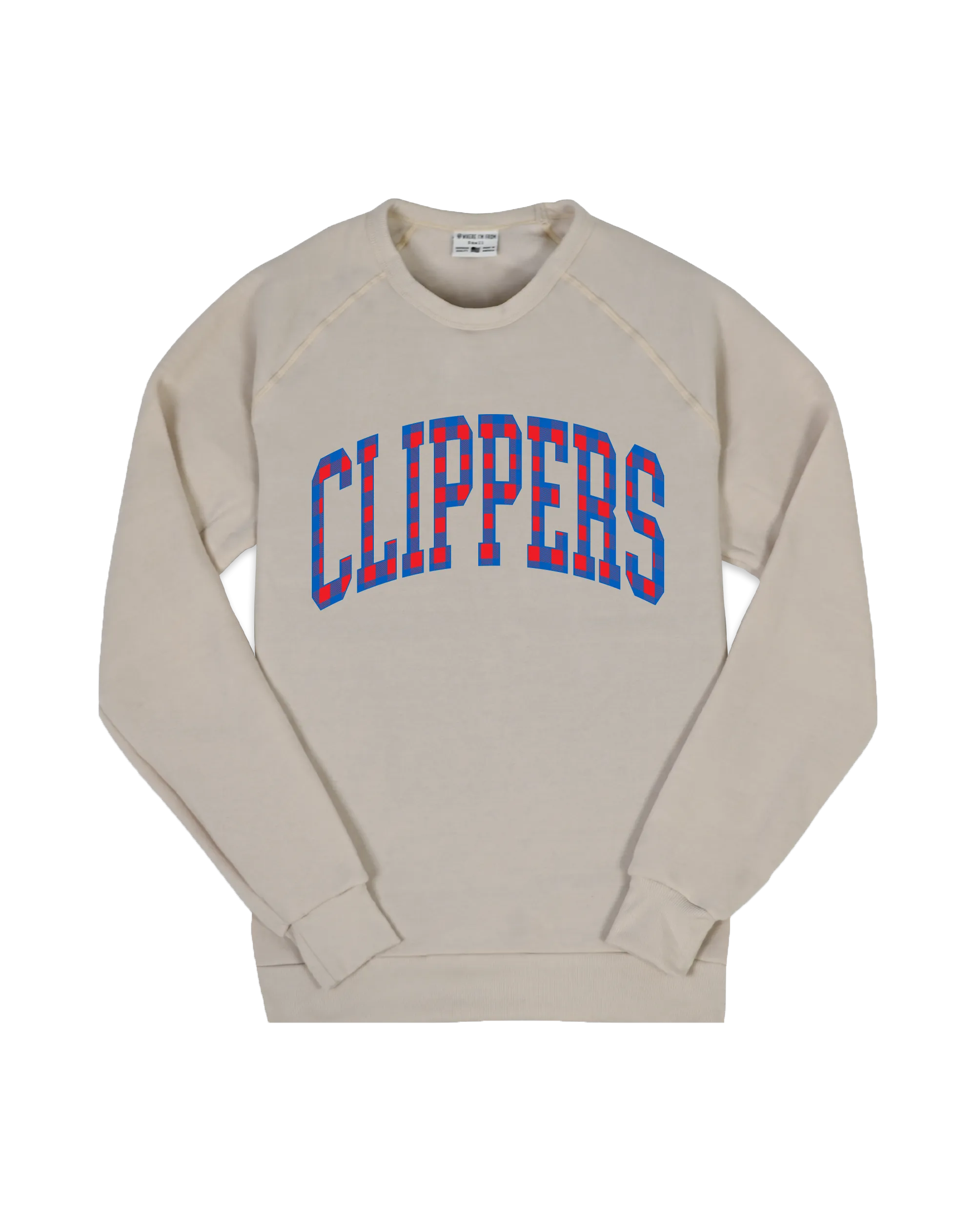 Columbus Clippers Where I'm From Plaid Crew neck Sweatshirt