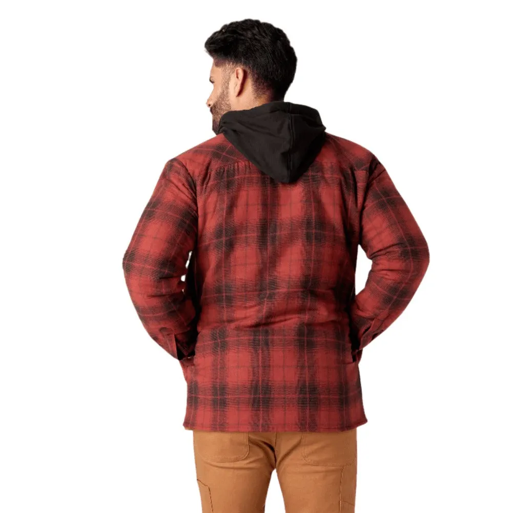 Dickies Men's Jacket TJ211 Water Repellent Flannel Hooded Shirt Outerwear Jacket