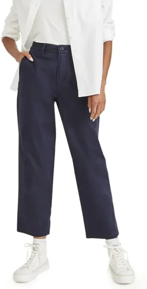 Dockers Women's Straight Fit High Rise Weekend Chino Pants