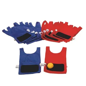 Dodge-It™ Tag Youth Vest Pack of 12 件閃避粘粘貼背心