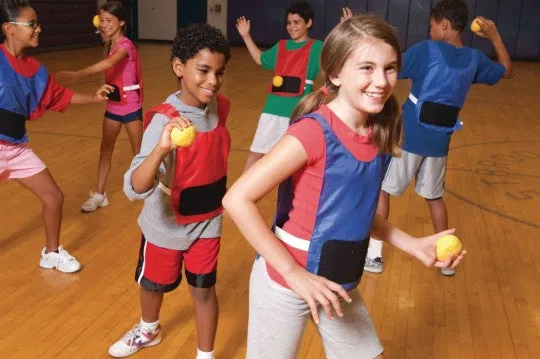 Dodge-It™ Tag Youth Vest Pack of 12 件閃避粘粘貼背心