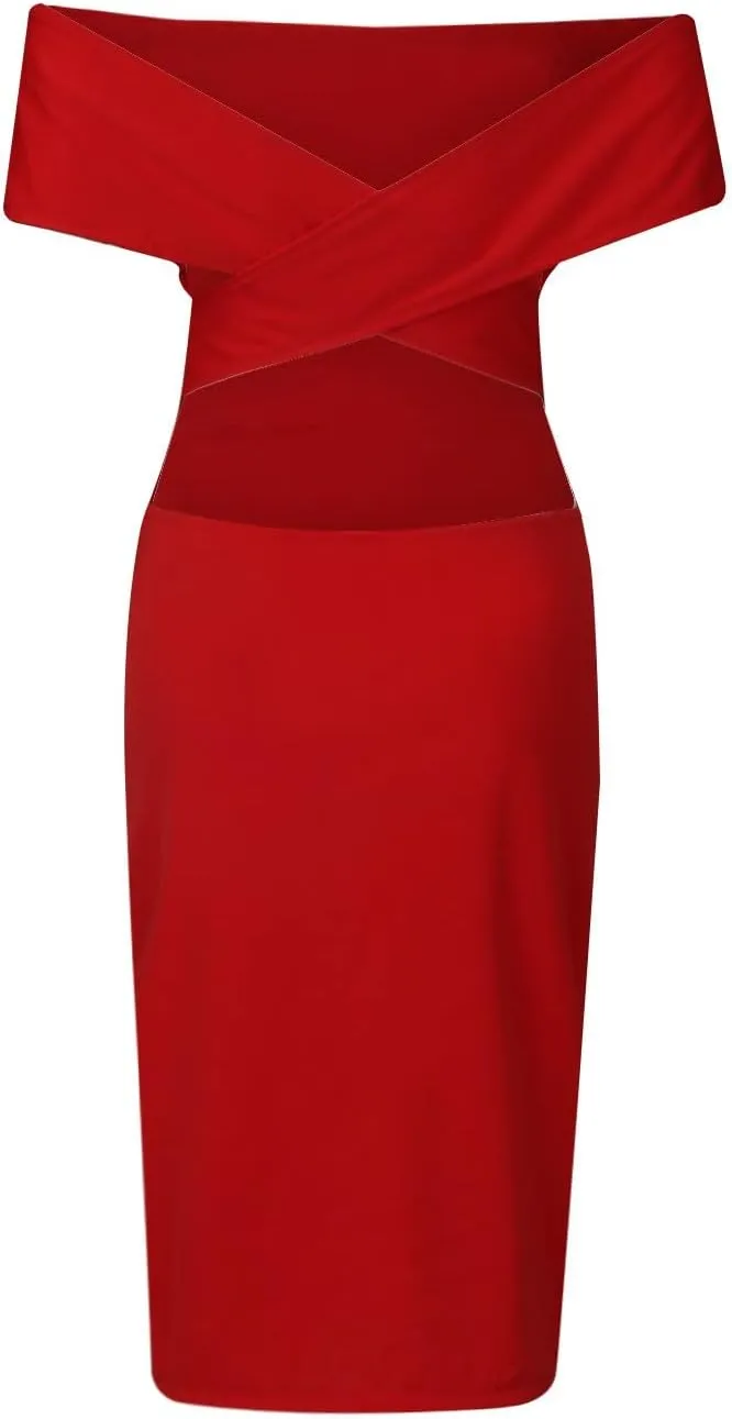 Dress for Women, Women's Fashion Sexy Summer Off Shoulder Short Sleeve Sequin Ruffle Irregular Dresses