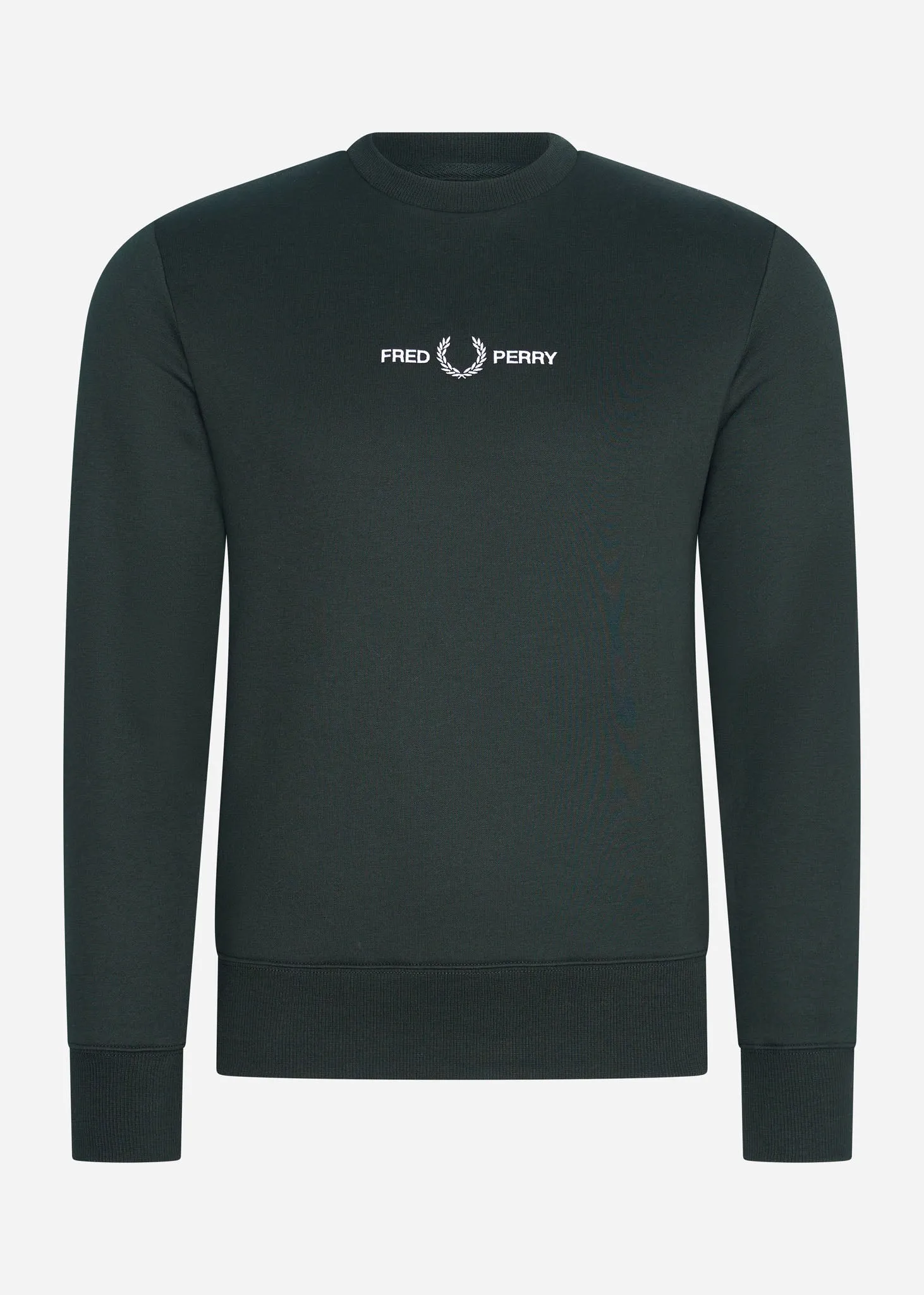 Embroidered sweatshirt - night green