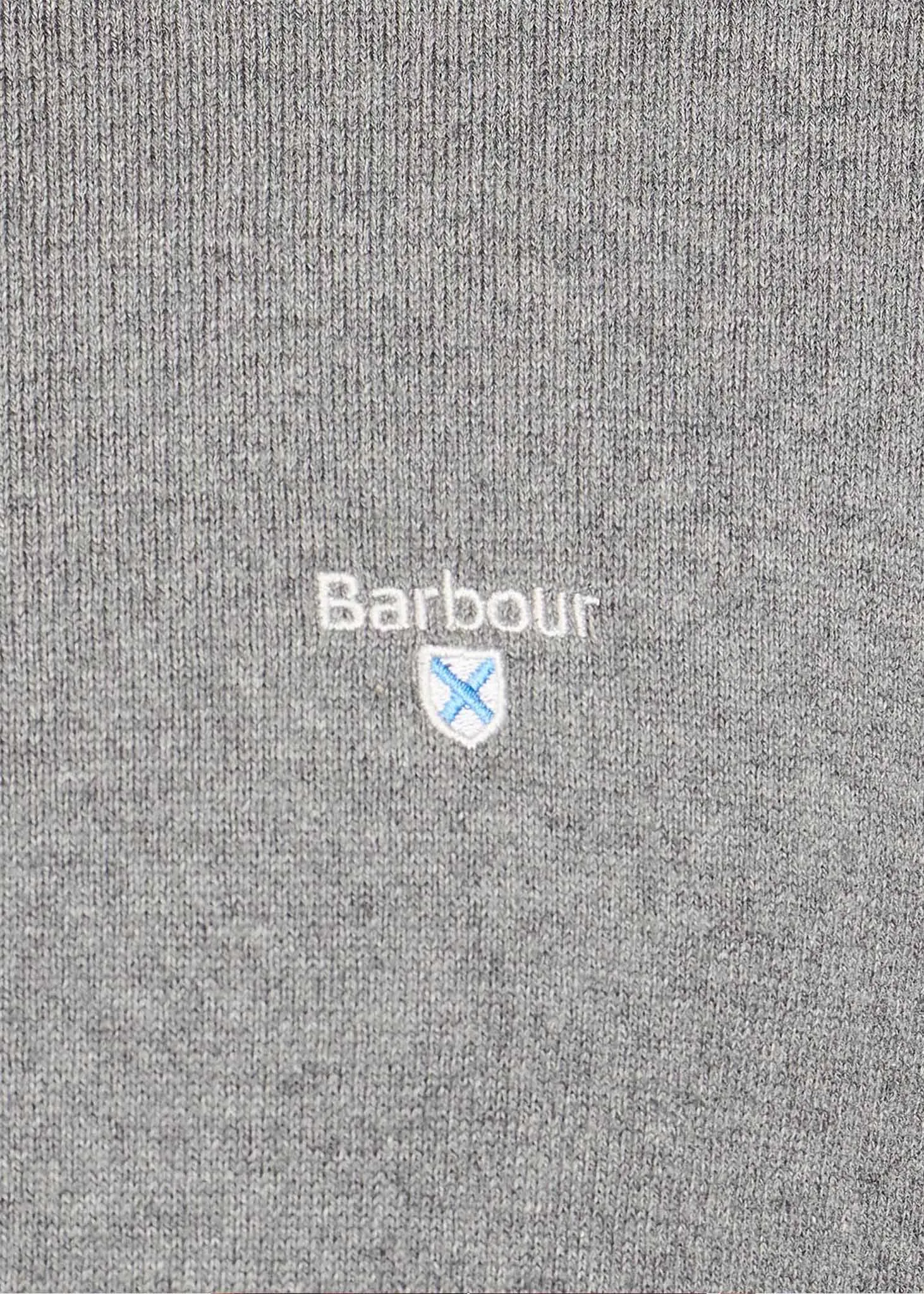 Essential cotton cashmere crew - grey marl