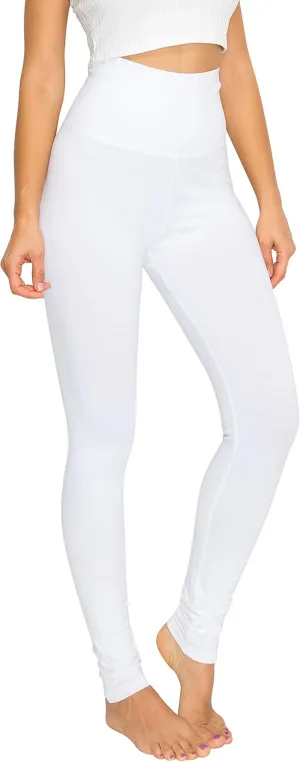 EttelLut - Women's Cotton and Spandex Leggings Pants with Full Length - Great for Yoga, Workout, Exercise, Gym and Running