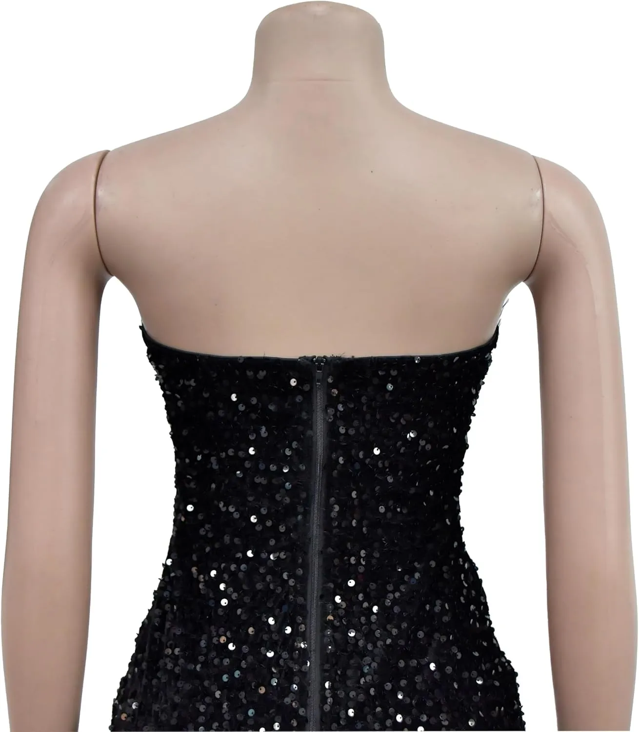 Feather Sequin Cocktail Dress for Women Sexy Party Club Night
