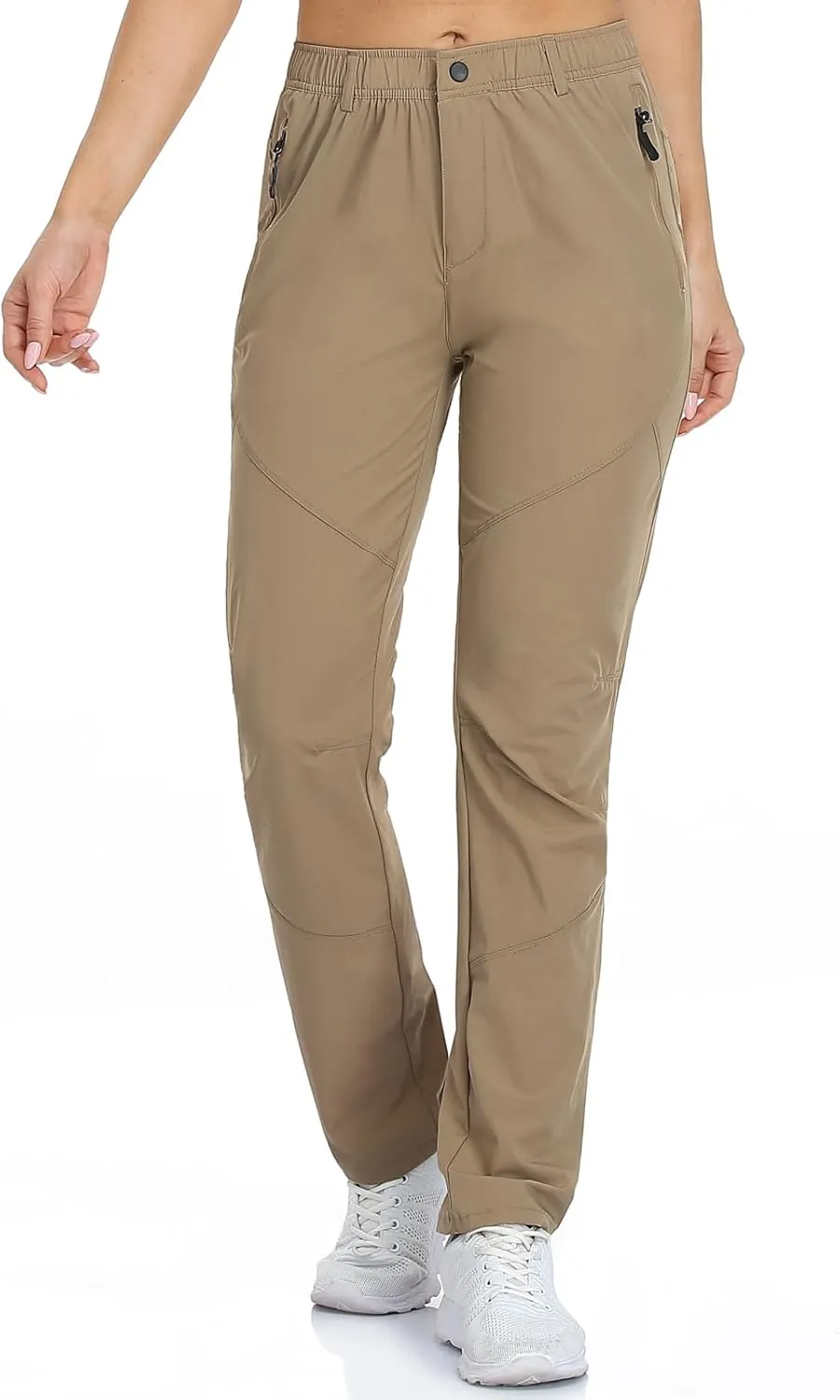 Golf Pants Women 27''/29''/31'' Lightweight Travel Pants for Ladies Quick Dry Nylon Outdoor Hiking Slacks