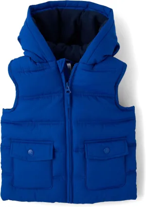 Gymboree Boys and Toddler Zip Up Puffer Vest