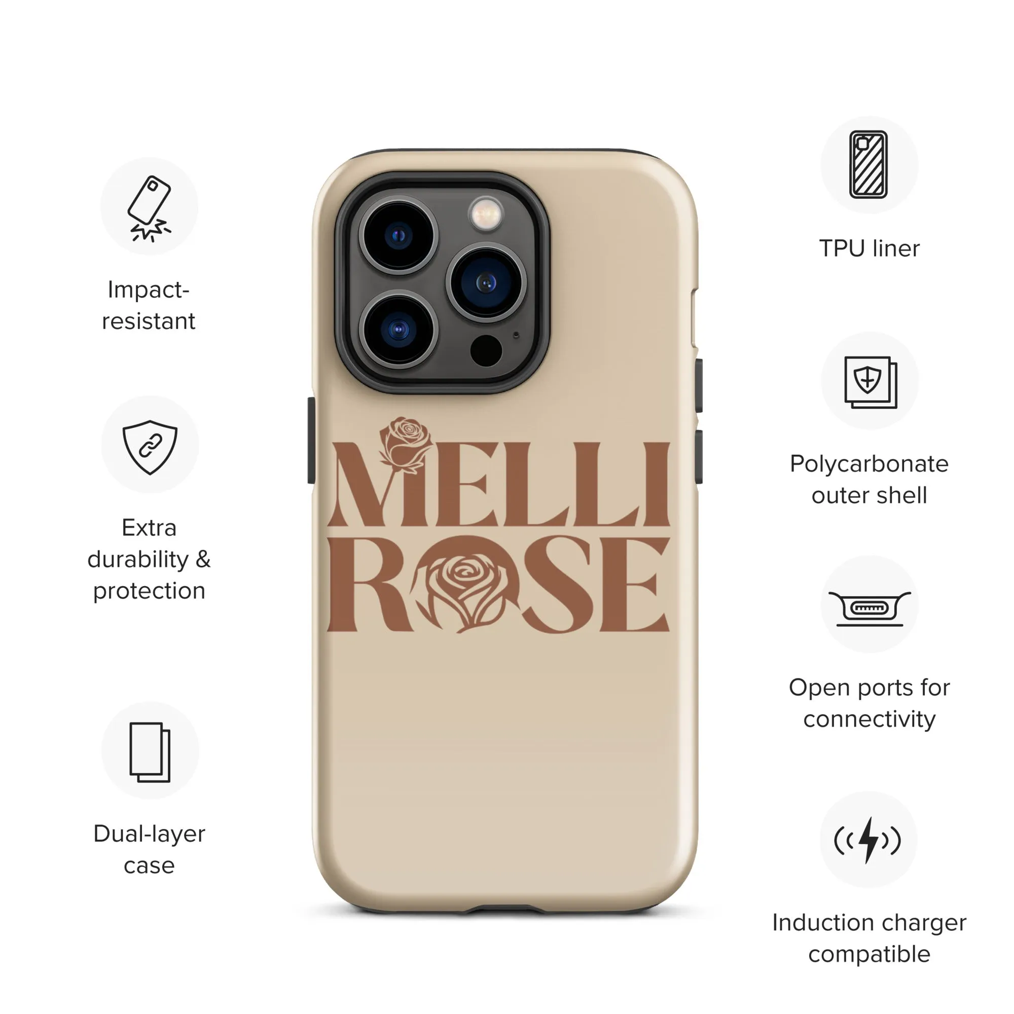 Heavy Duty Logo iPhone Case