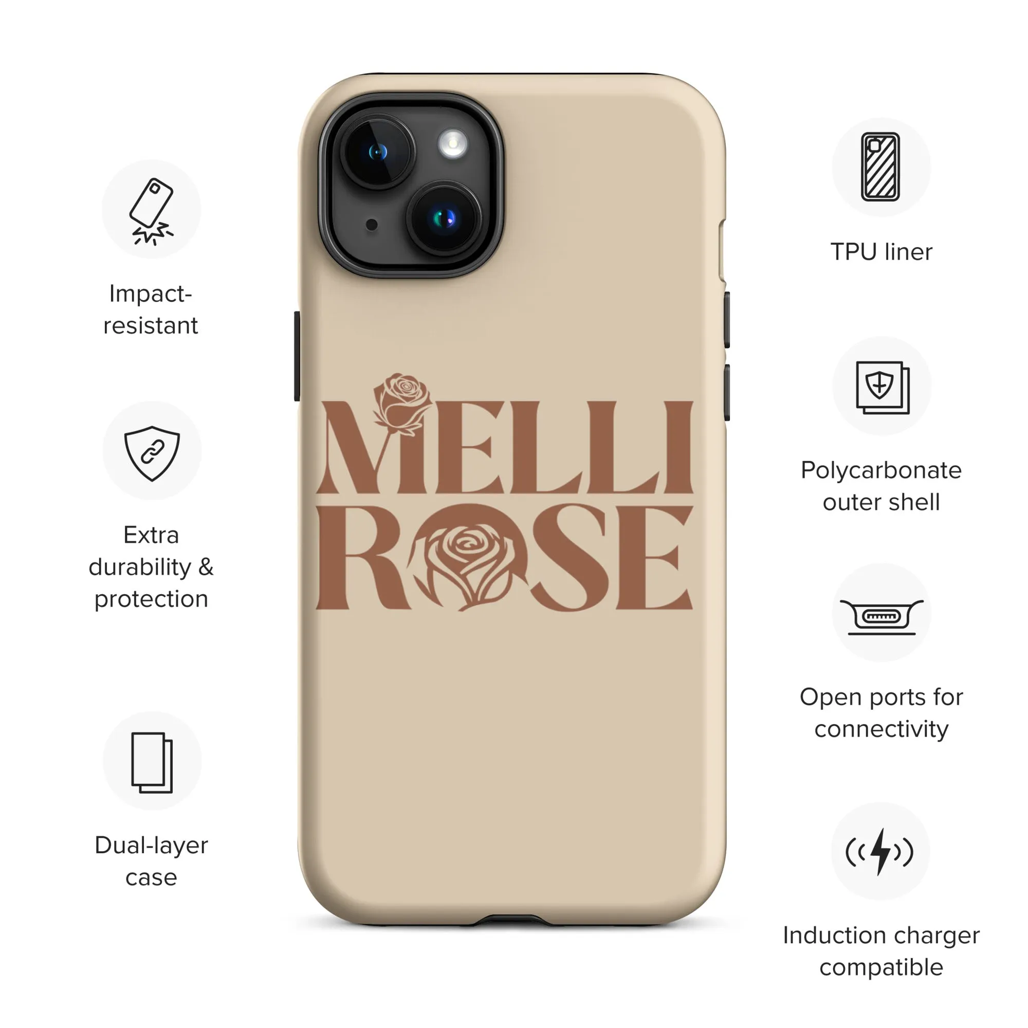 Heavy Duty Logo iPhone Case