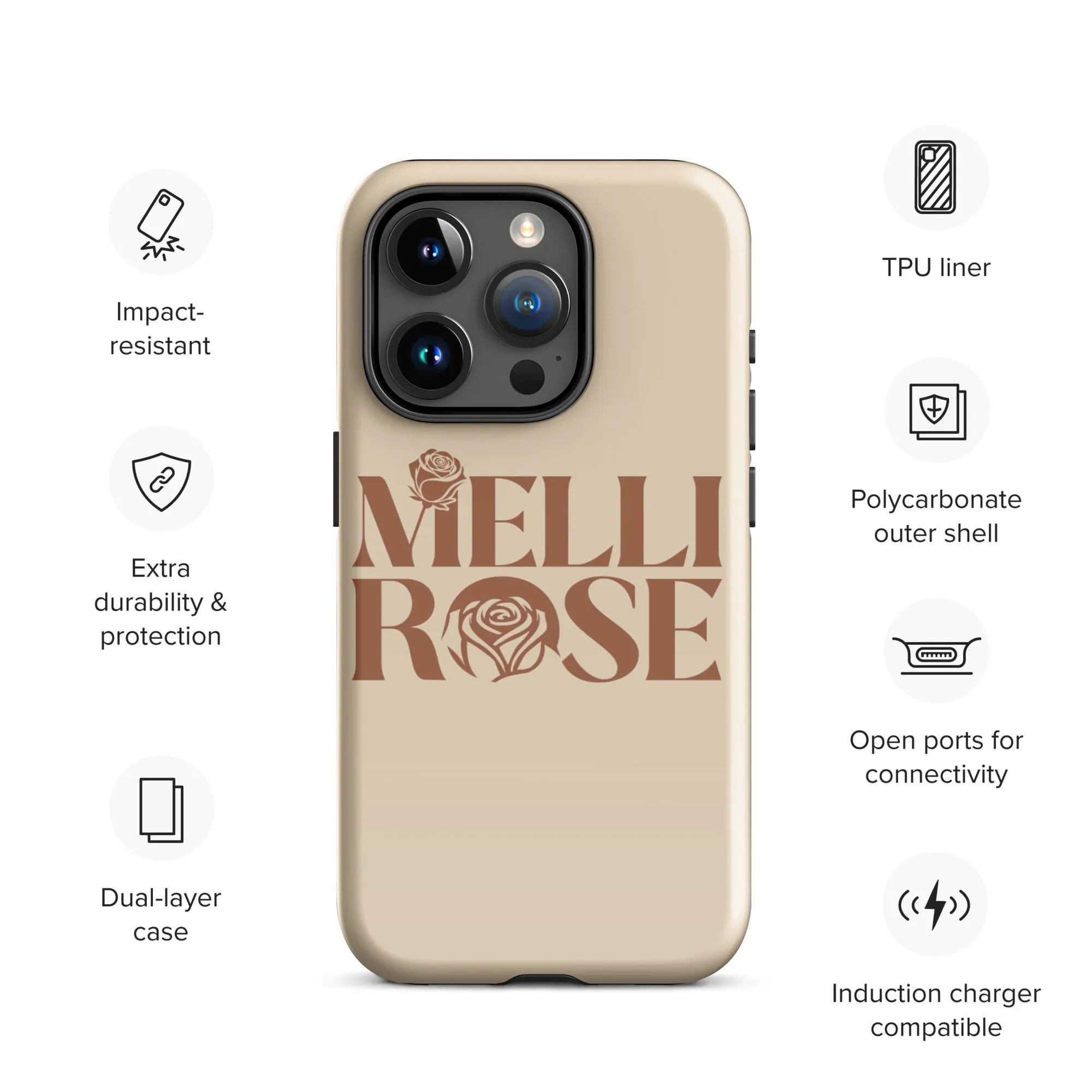 Heavy Duty Logo iPhone Case