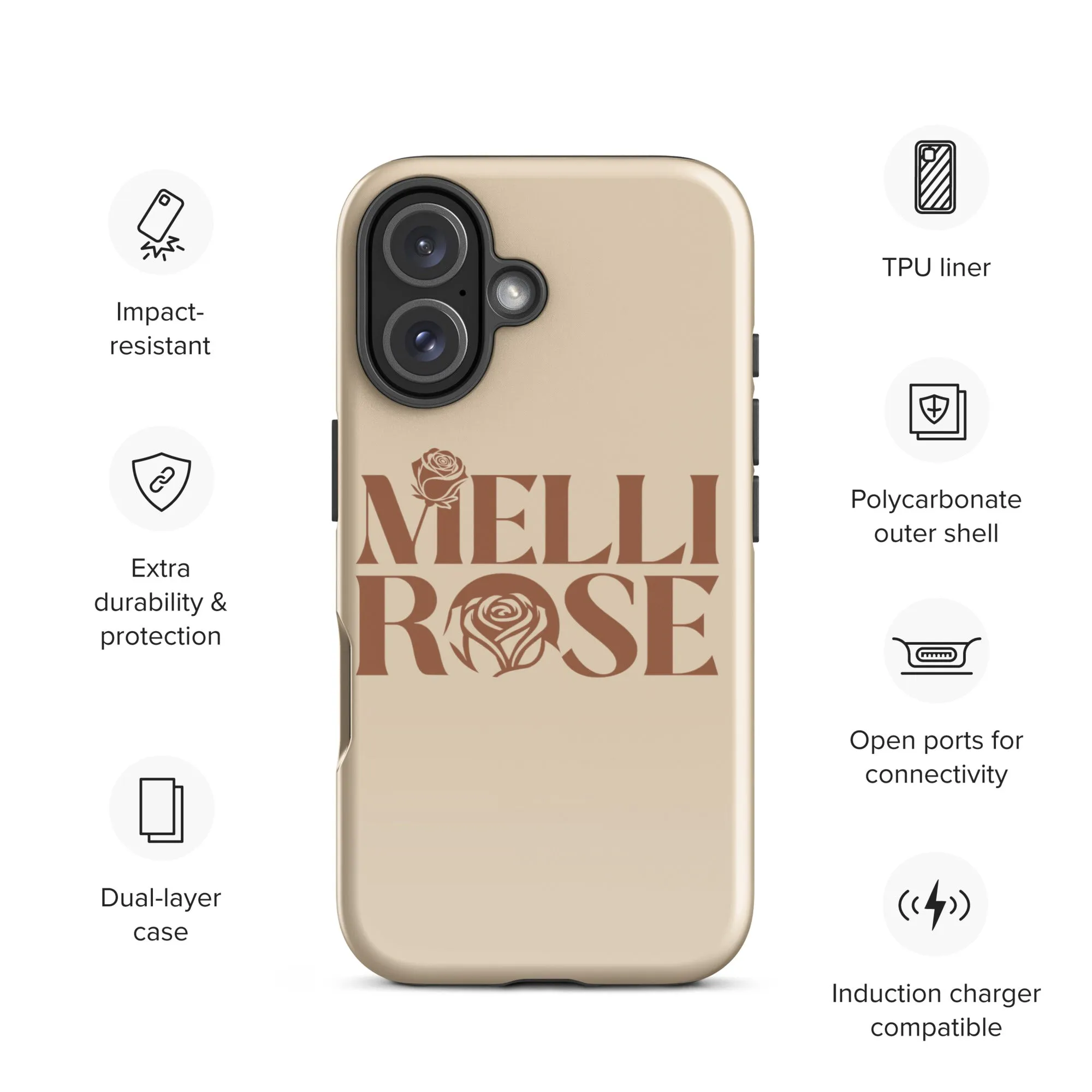 Heavy Duty Logo iPhone Case