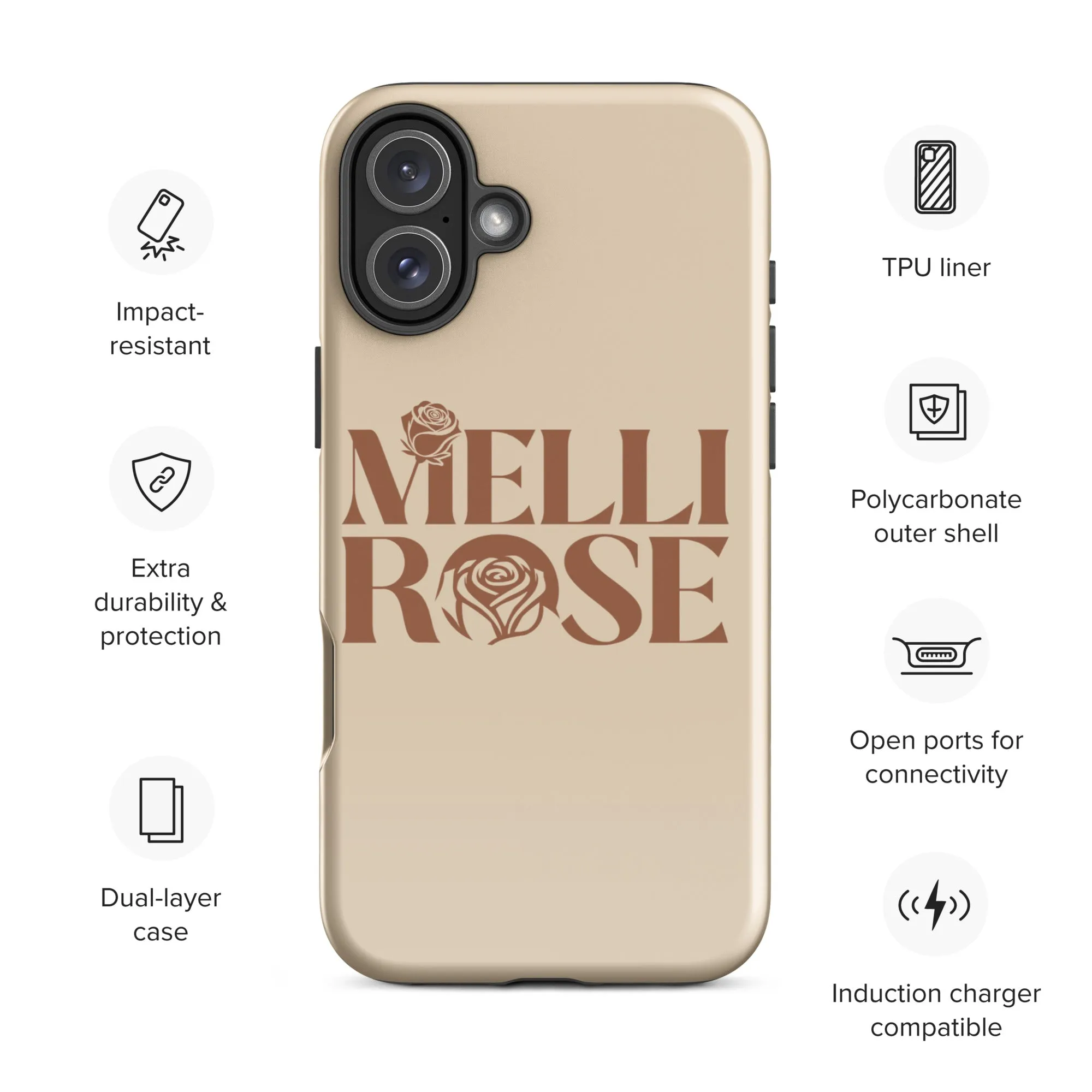 Heavy Duty Logo iPhone Case