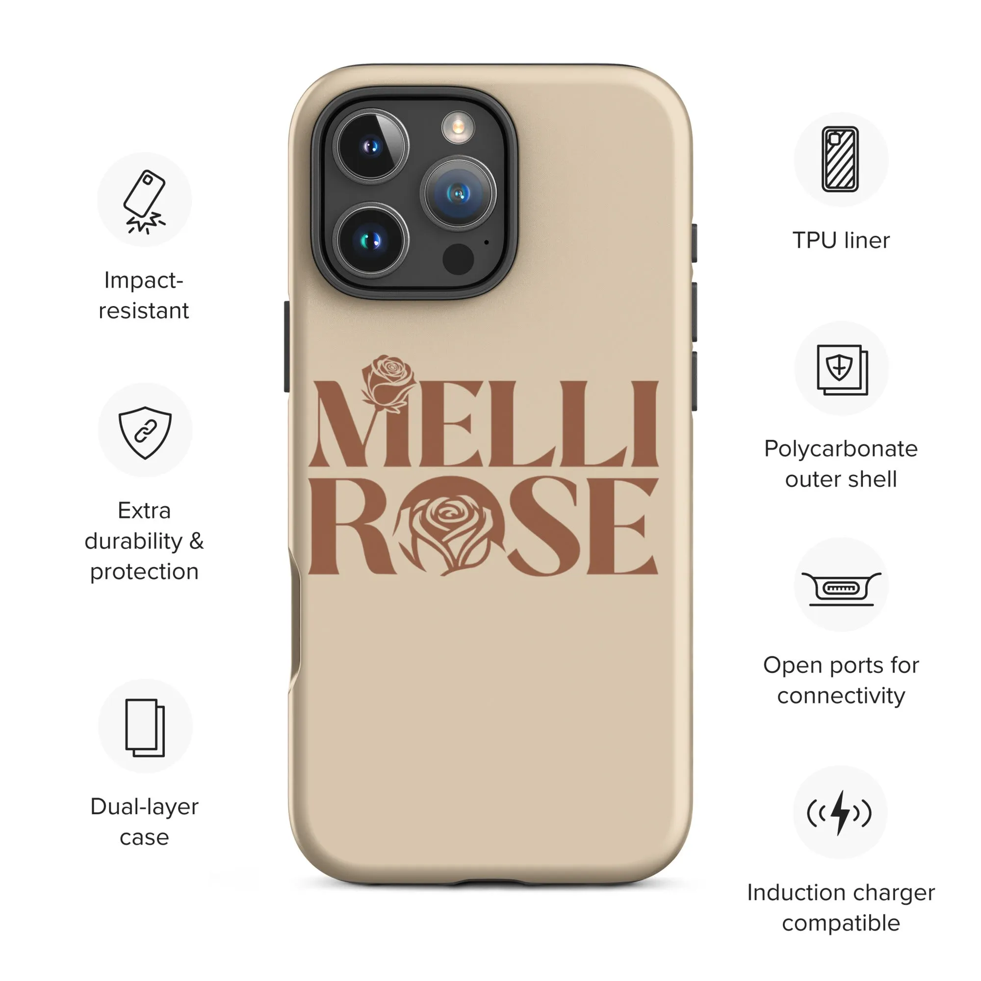 Heavy Duty Logo iPhone Case