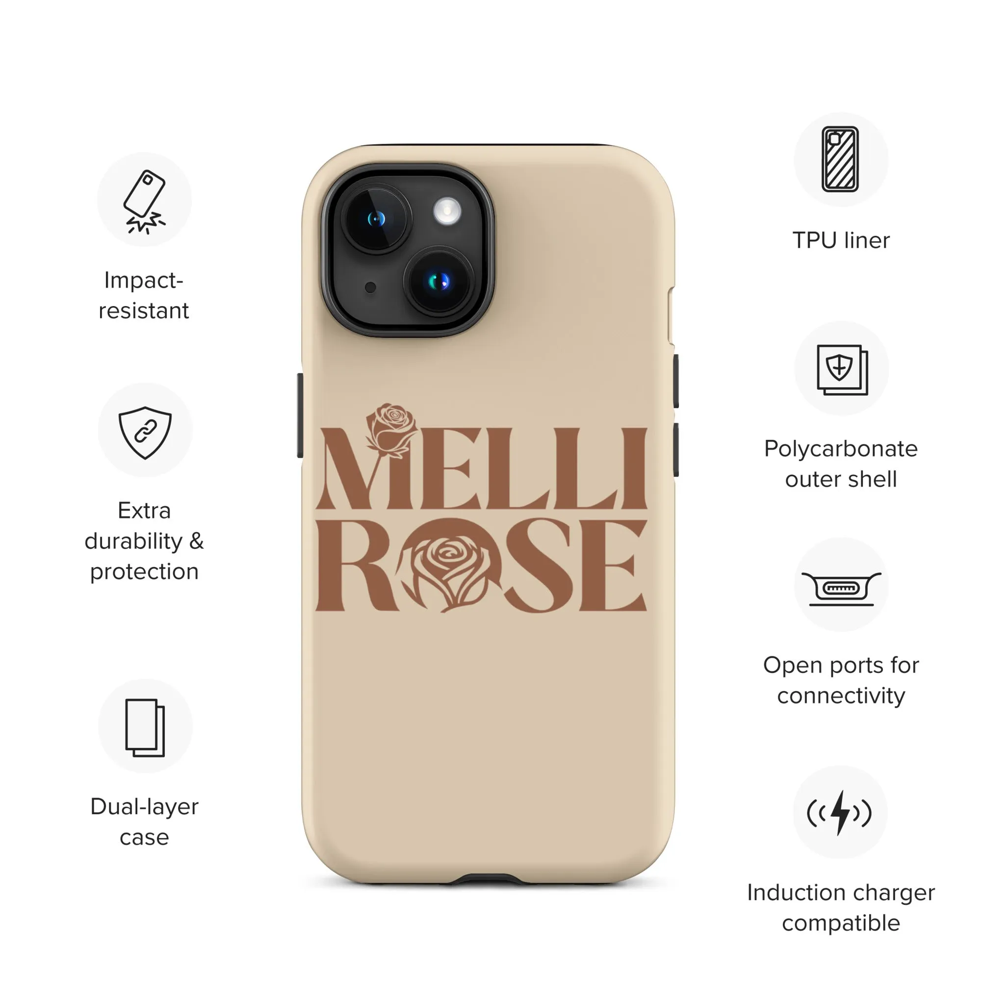 Heavy Duty Logo iPhone Case