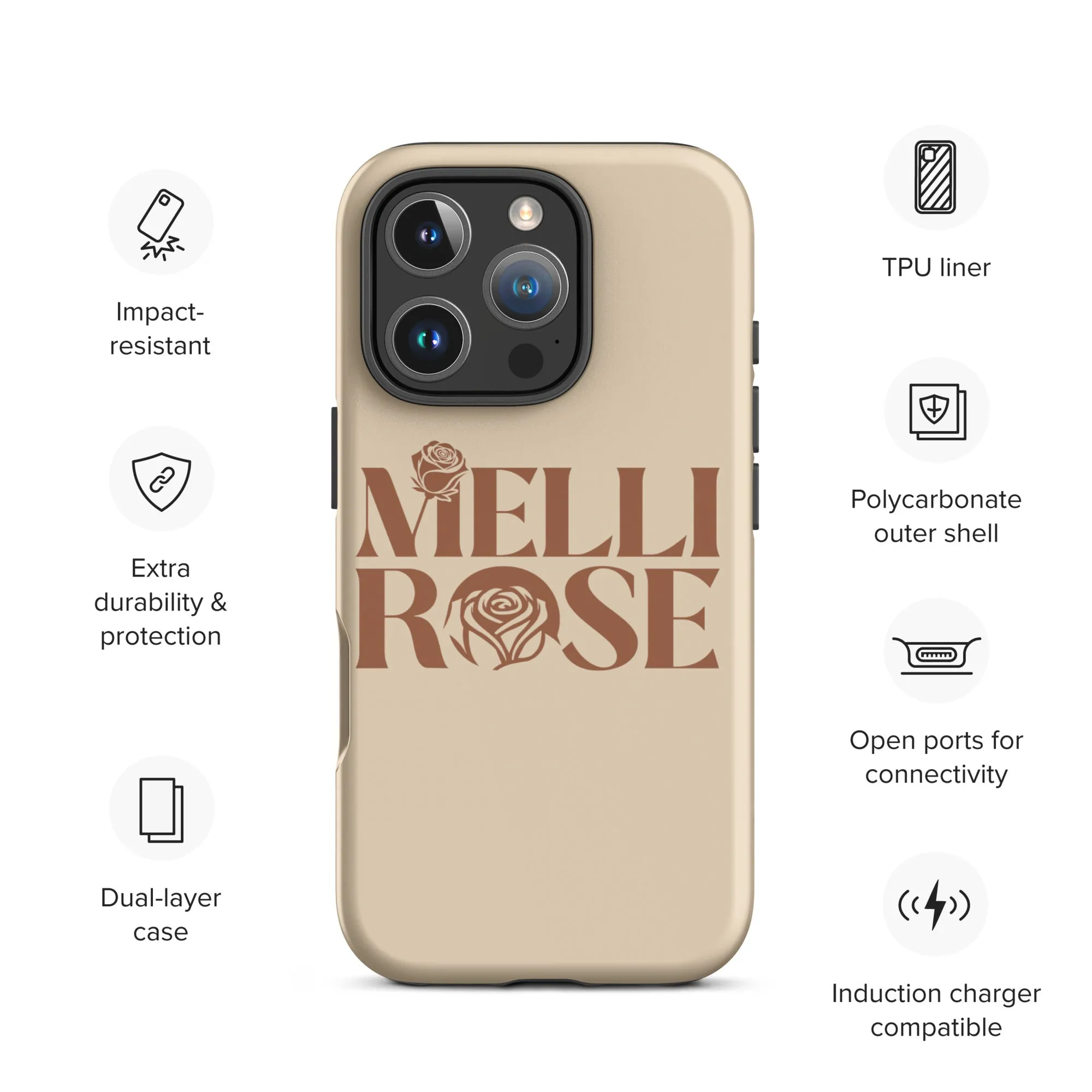 Heavy Duty Logo iPhone Case