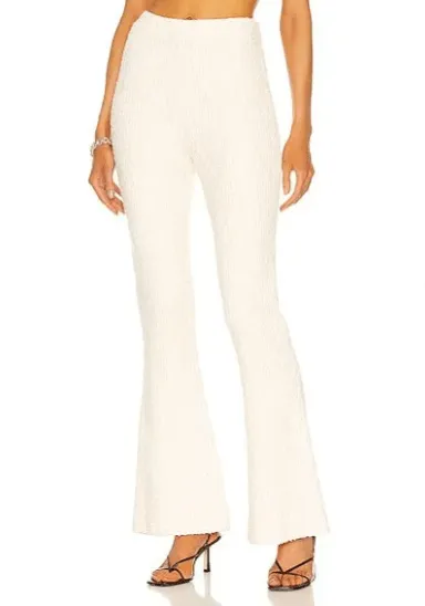 Helmut Lang - Ribbed Bustier Top and Pant in Muslin