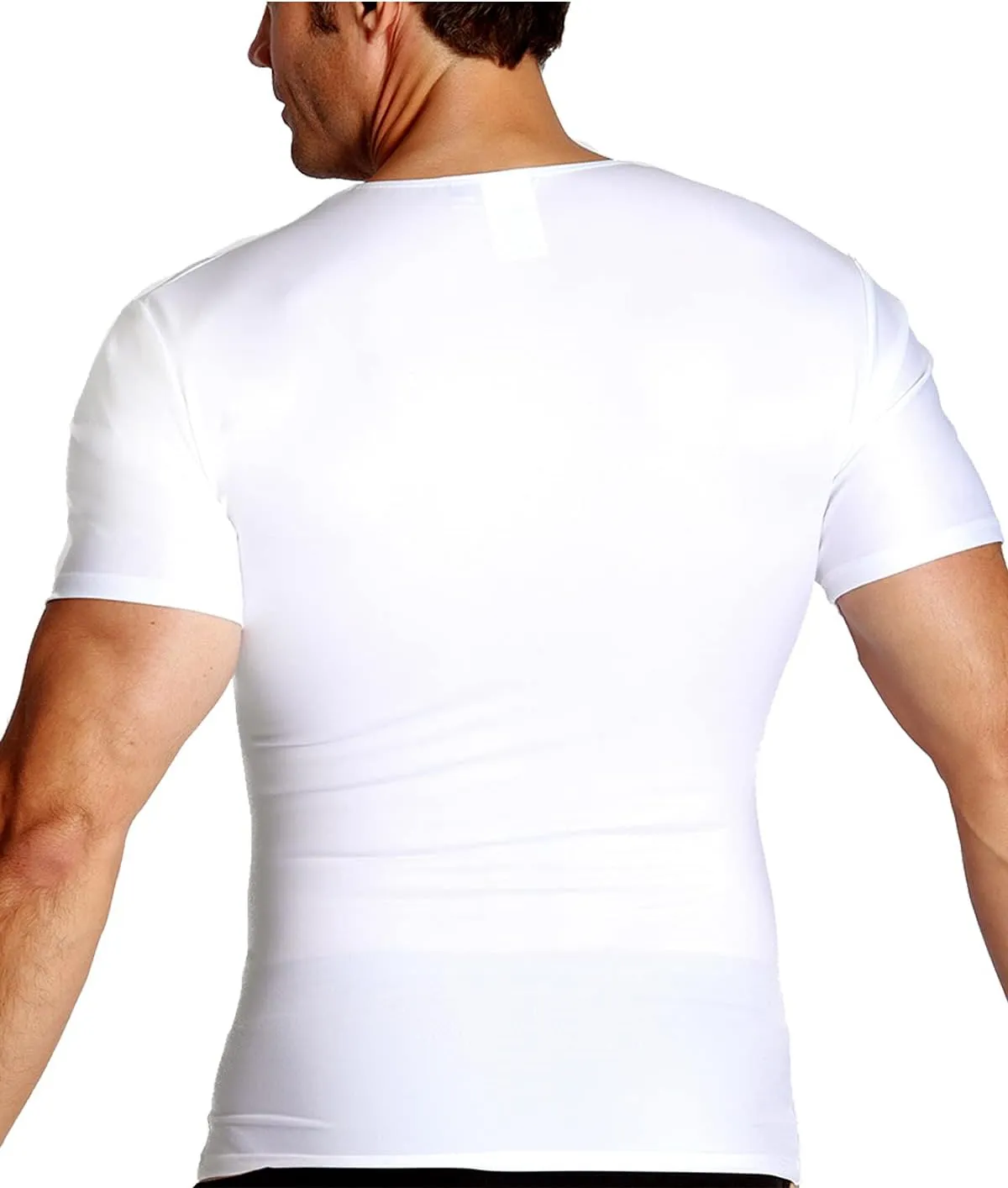 Insta Slim 3 Pack V-Neck, Look Up to 5 Inches Slimmer Instantly, Black