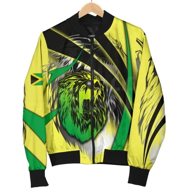 Jamaica Flag Unisex Bomber Jacket