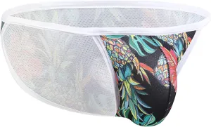 JEsilunmaMY Mens U Convex Thongs Low Rise Bulge Pouch G-String Bikini Briefs Athletic Supporter Underwear Panties Swimsuit