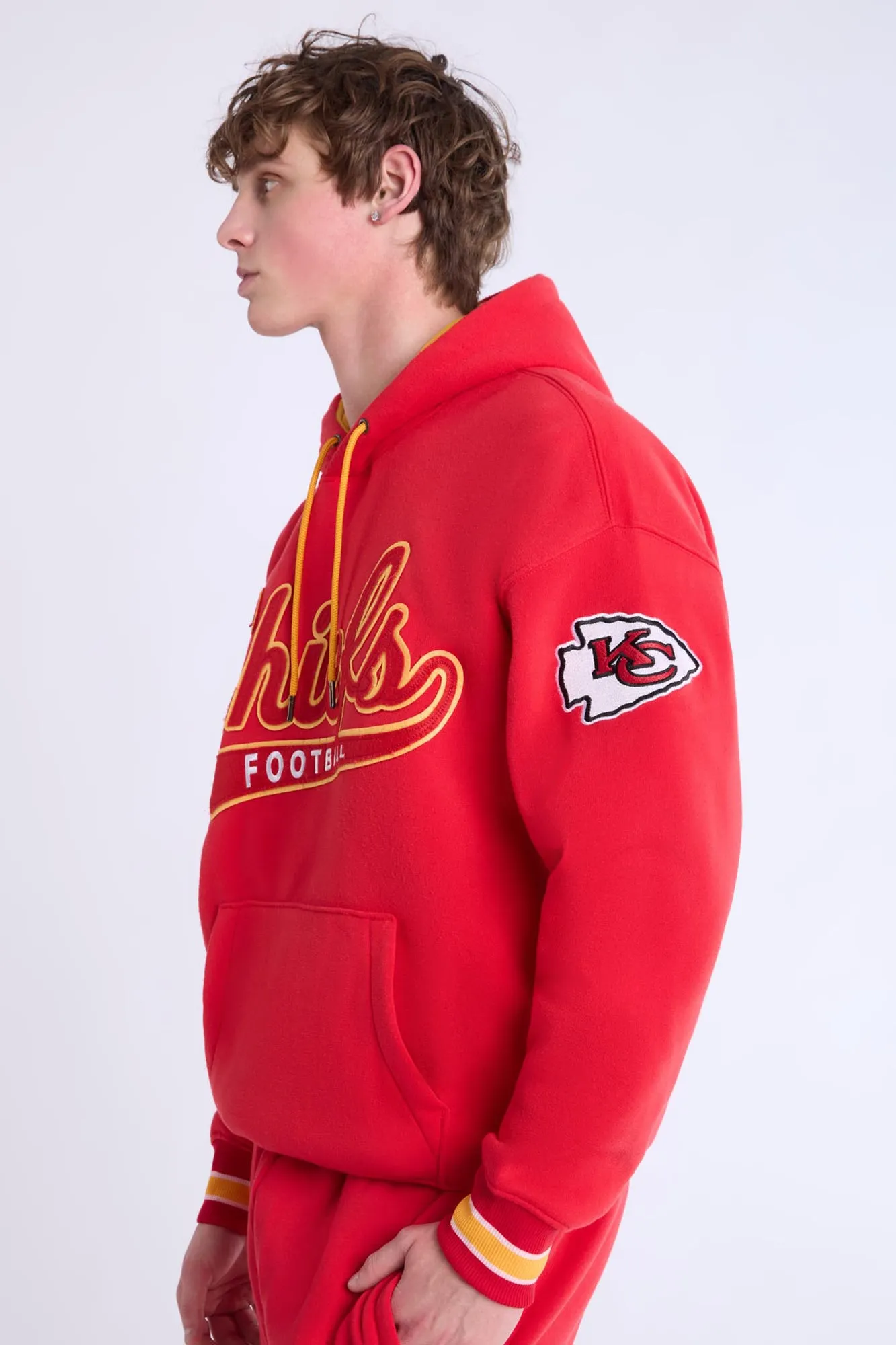 Kansas City Chiefs Graphic Chenille Applique Hoodie