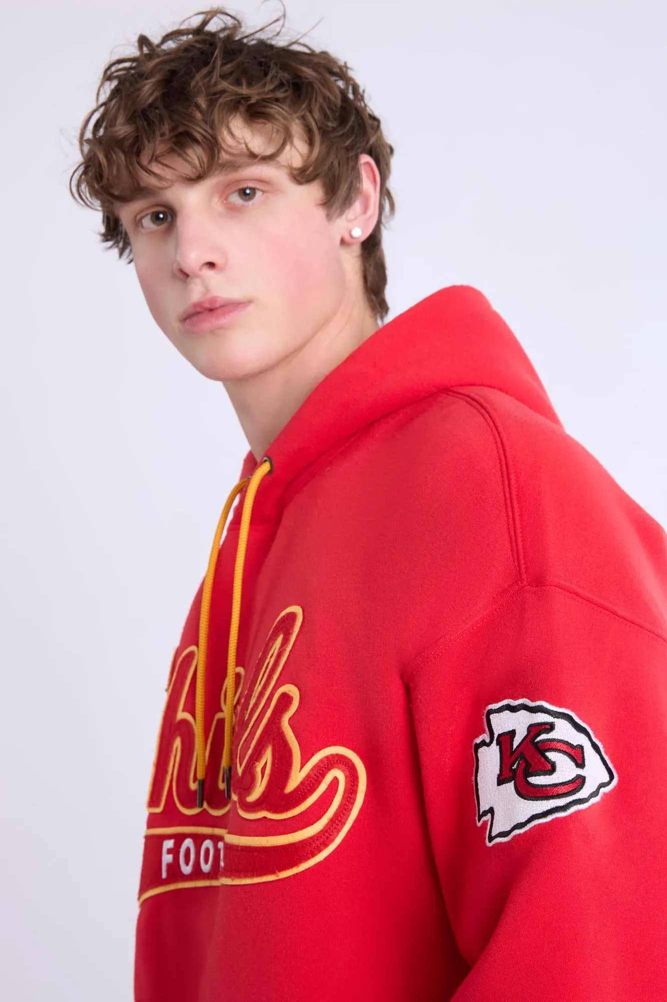 Kansas City Chiefs Graphic Chenille Applique Hoodie