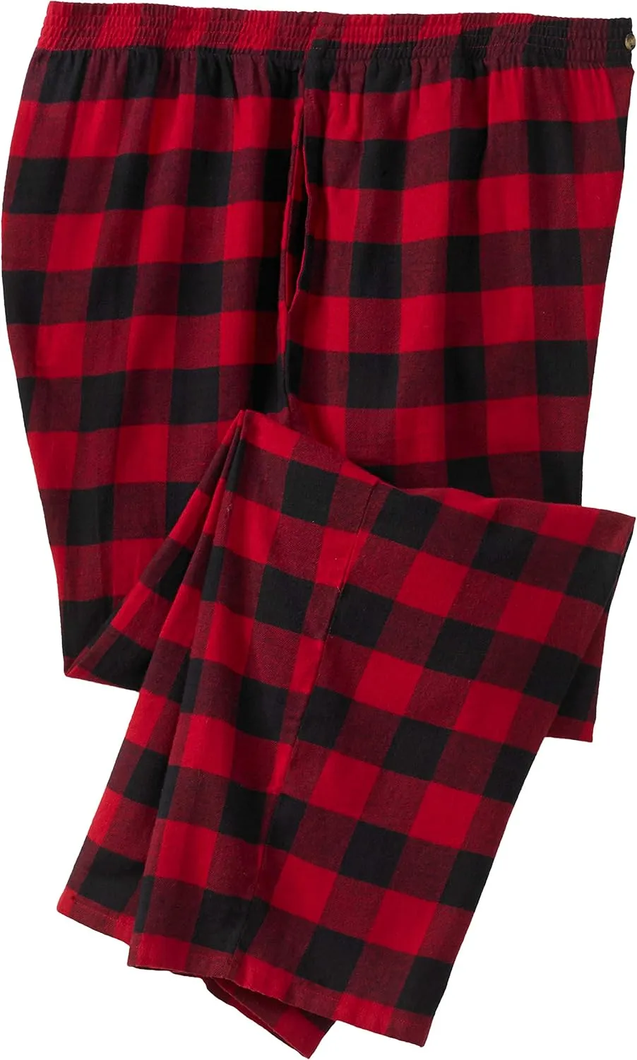 KingSize Men's Big & Tall Flannel Plaid Pajama Pants