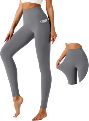 KOWSPORT Womens Yoga Pants High Waisted Yoga Legging with Pockets Tummy Control Workout Leggings Gym Pants