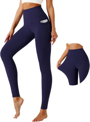 KOWSPORT Womens Yoga Pants High Waisted Yoga Legging with Pockets Tummy Control Workout Leggings Gym Pants