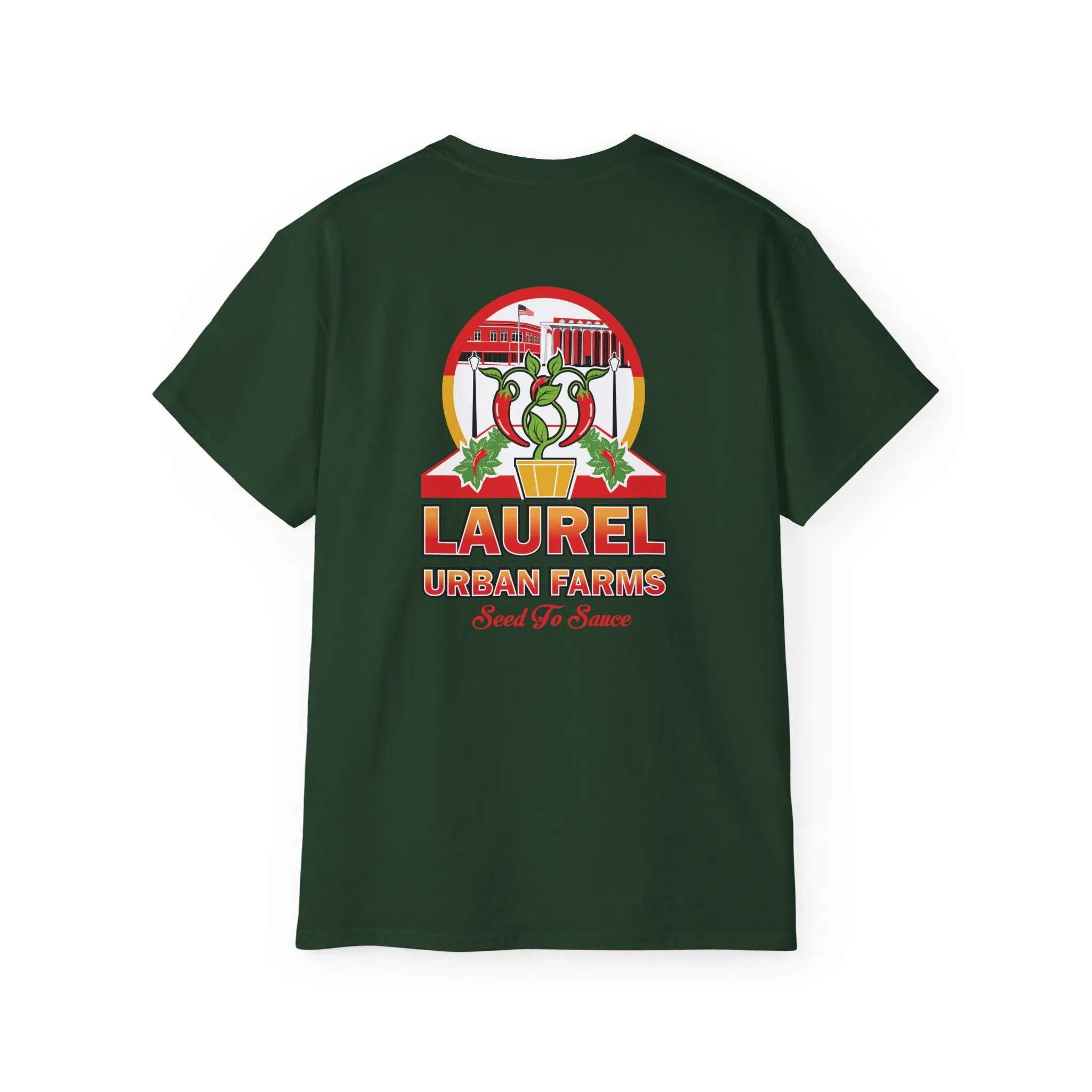 Laurel Urban Farms Logo Cotton Tee--Unisex