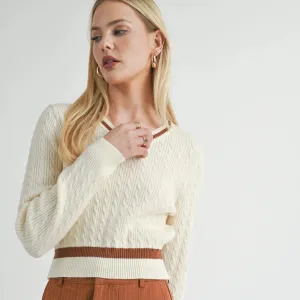 Lois Cable Sweater