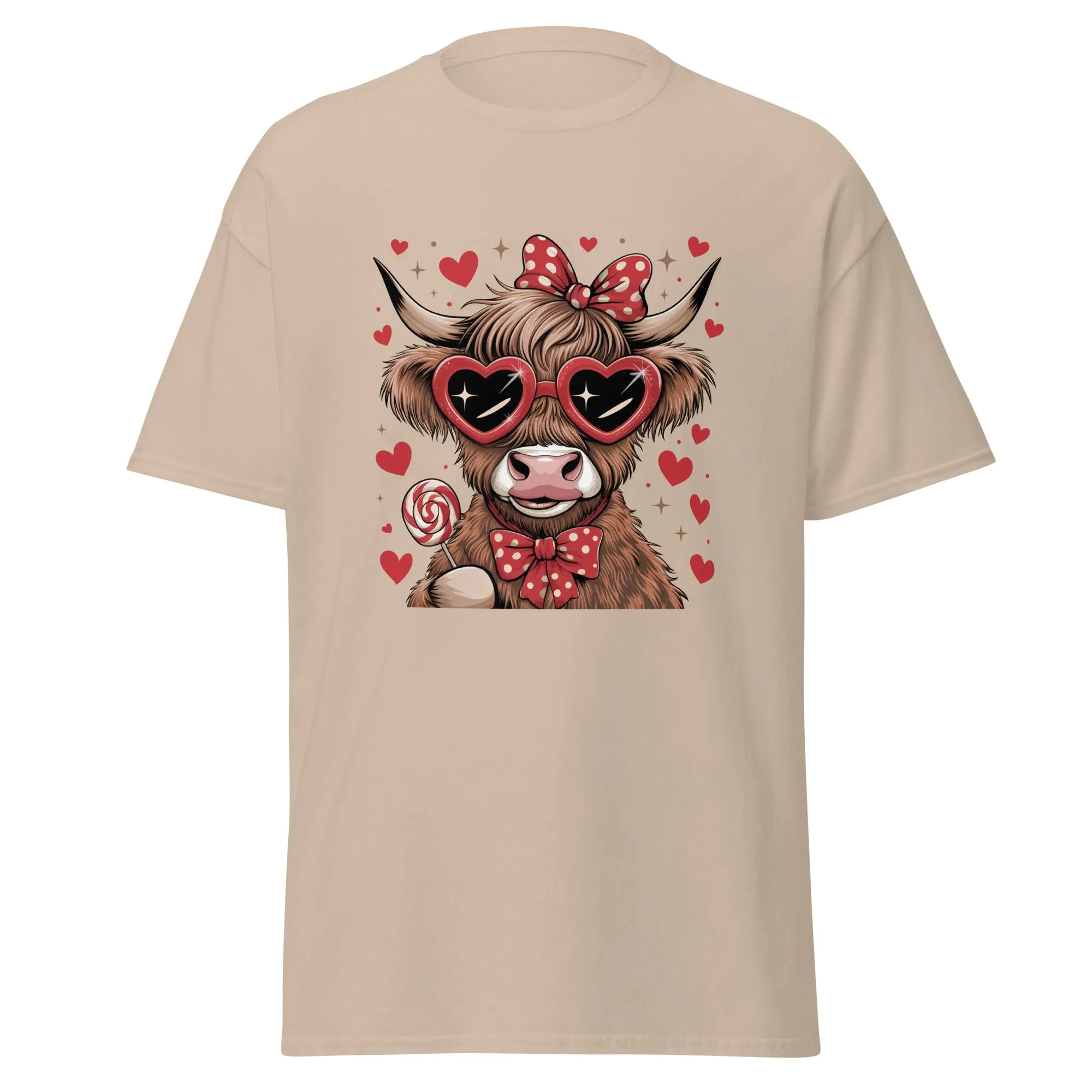 Love Highland Red - Valentine’s Day T-Shirt – Lightweight and Festive