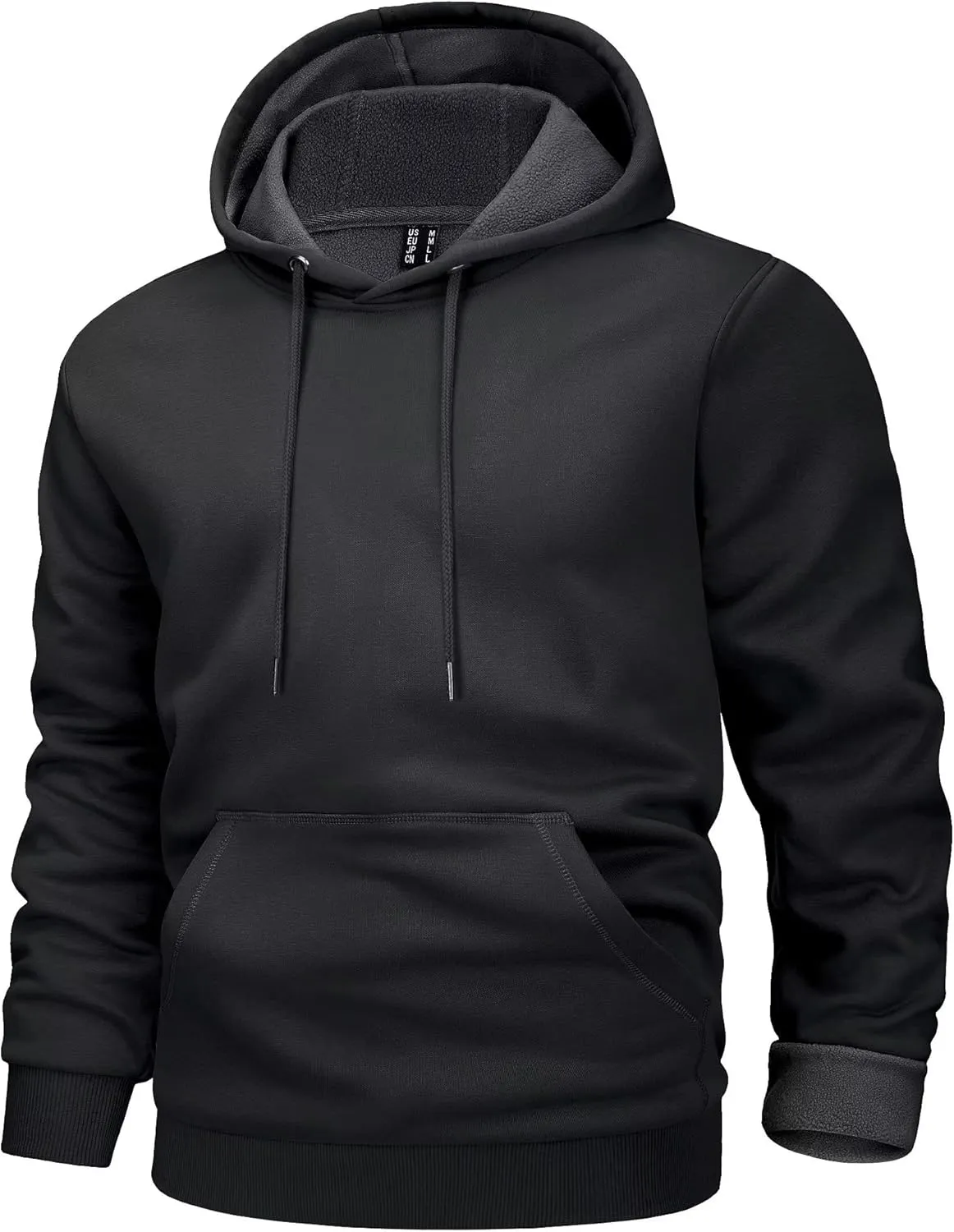 MAGCOMSEN Men's Active Hoodies Fleece Lined Sweatshirts Casual Athletic Workout Pullover With Kangaroo Pocket