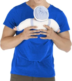 Men's Baby Carrier Soothe V Neck Short Sleeve Kangaroo T Shirt